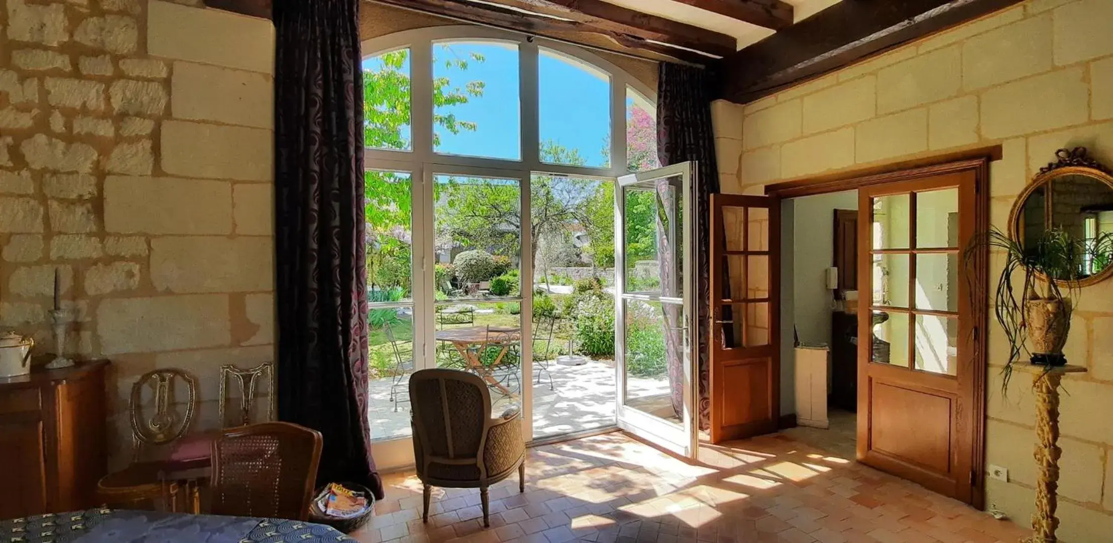 Living room in La Magnanerie Living room in La Magnanerie