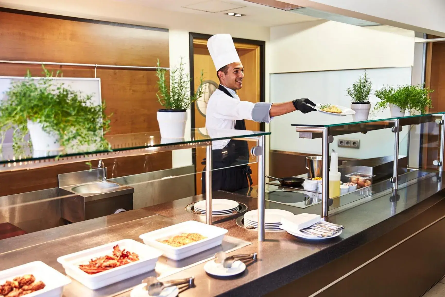 Buffet breakfast in Steigenberger Hotel Köln Buffet breakfast in Steigenberger Hotel Köln