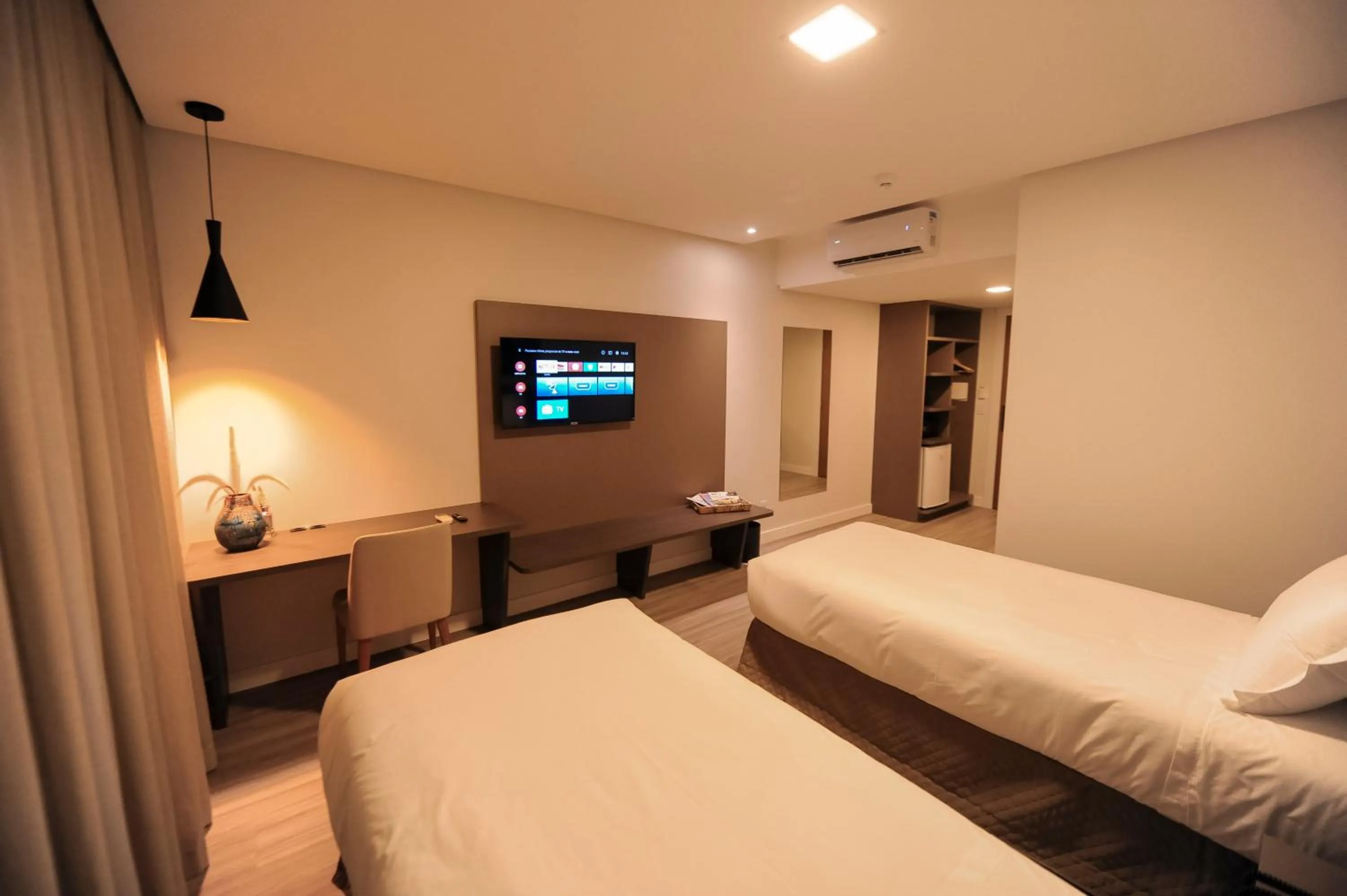 Bed in Figueiras Hotel & Eventos