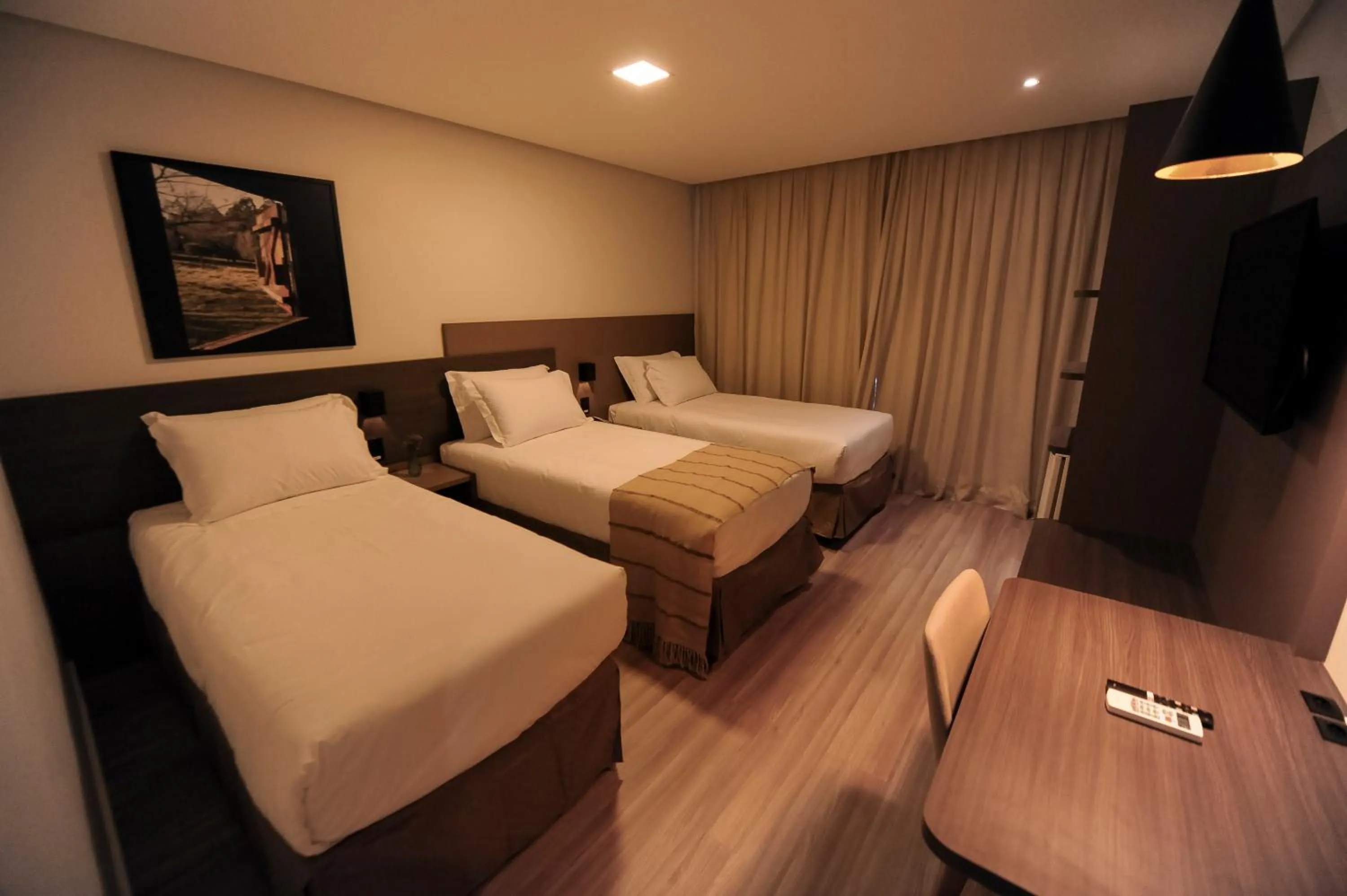 Bed in Figueiras Hotel & Eventos