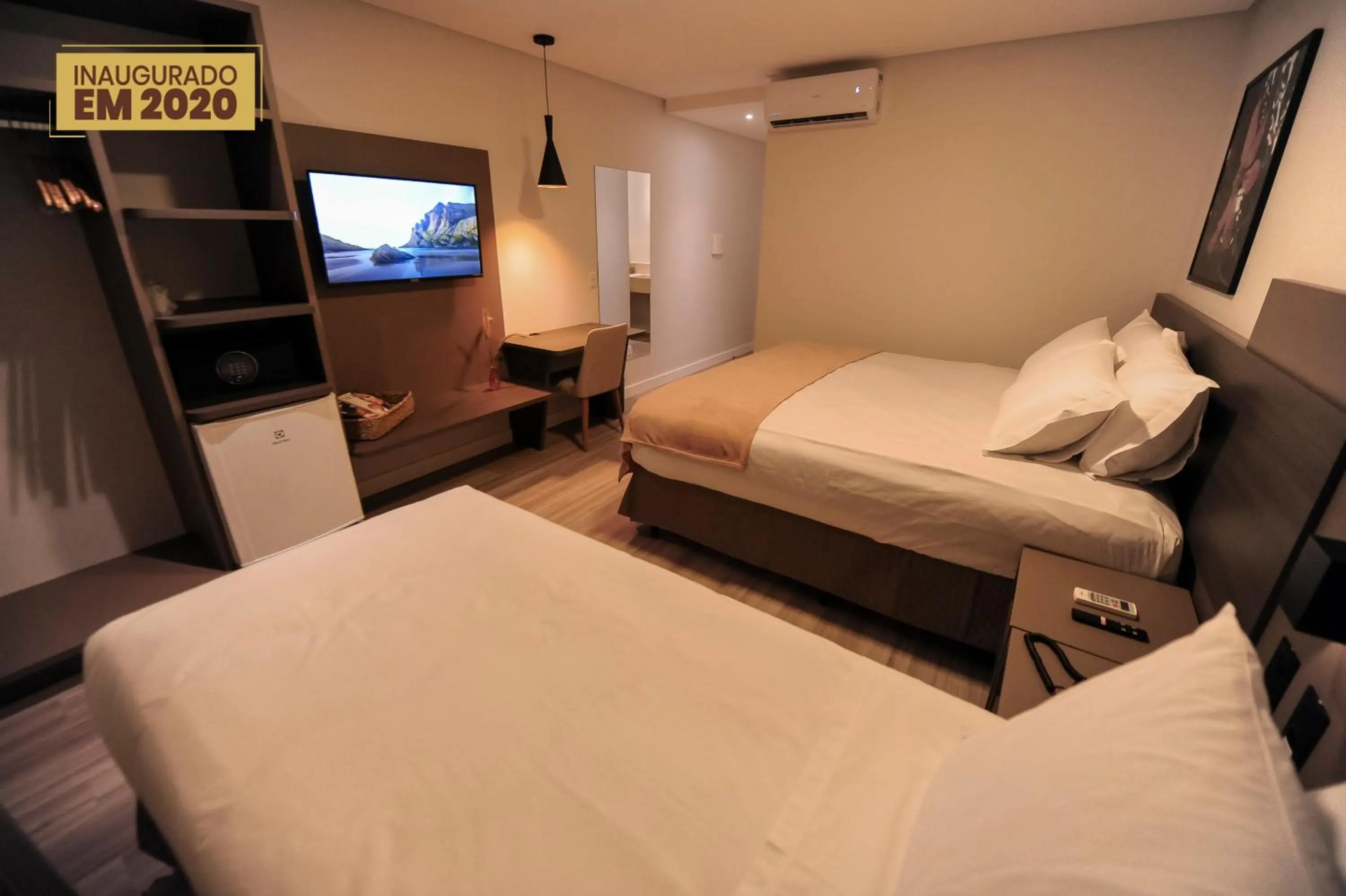 Bed in Figueiras Hotel & Eventos