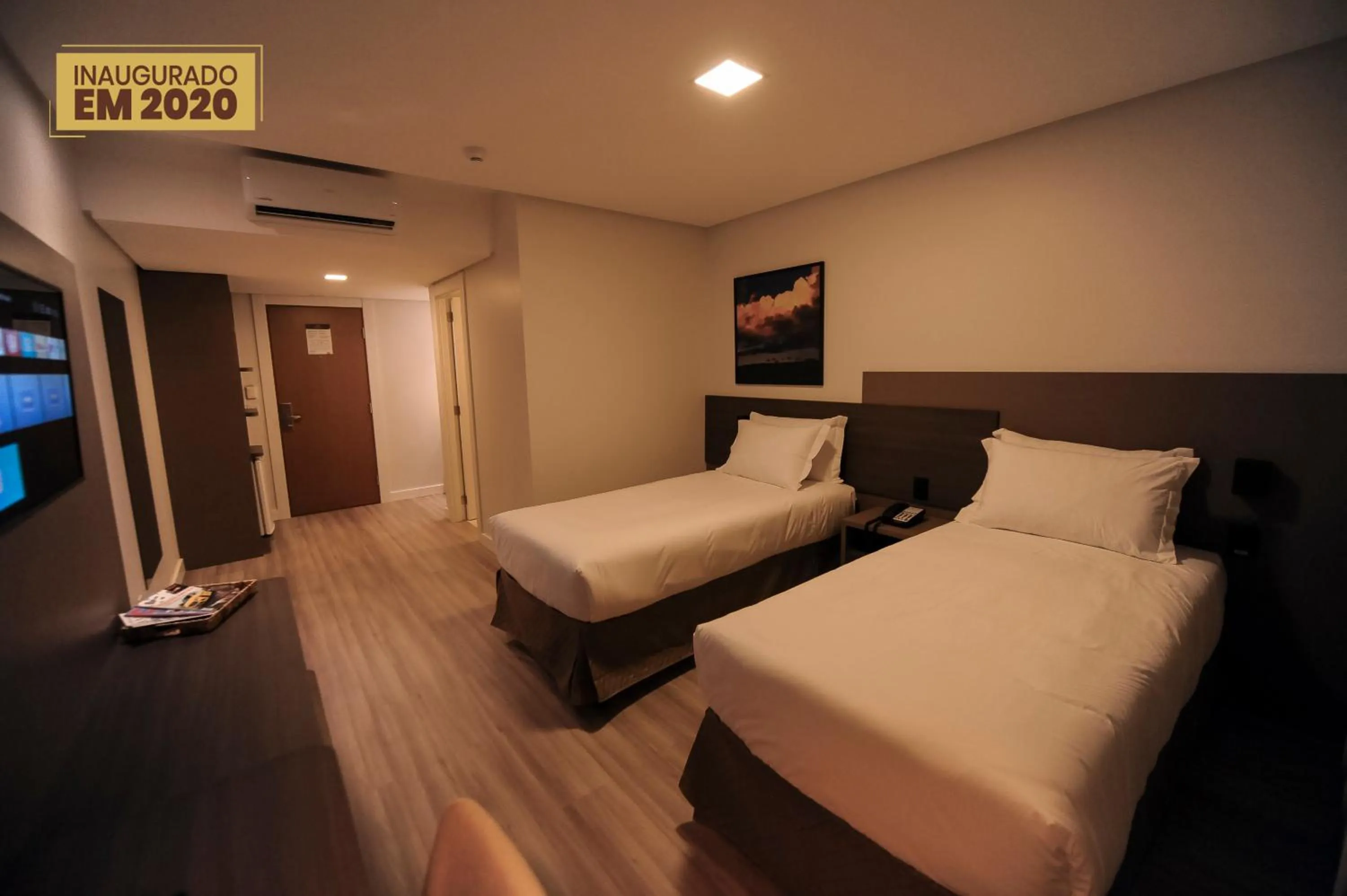 Bed in Figueiras Hotel & Eventos