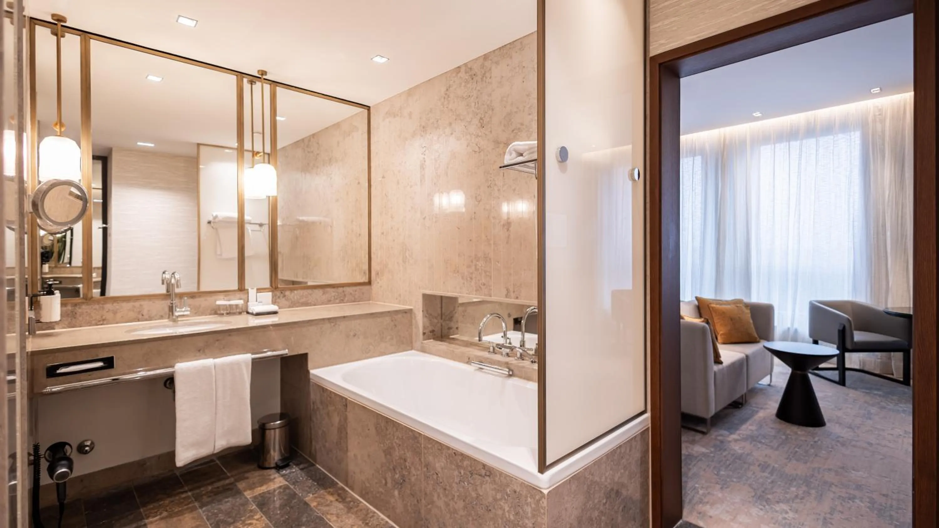 Bathroom in InterContinental Berlin by IHG
