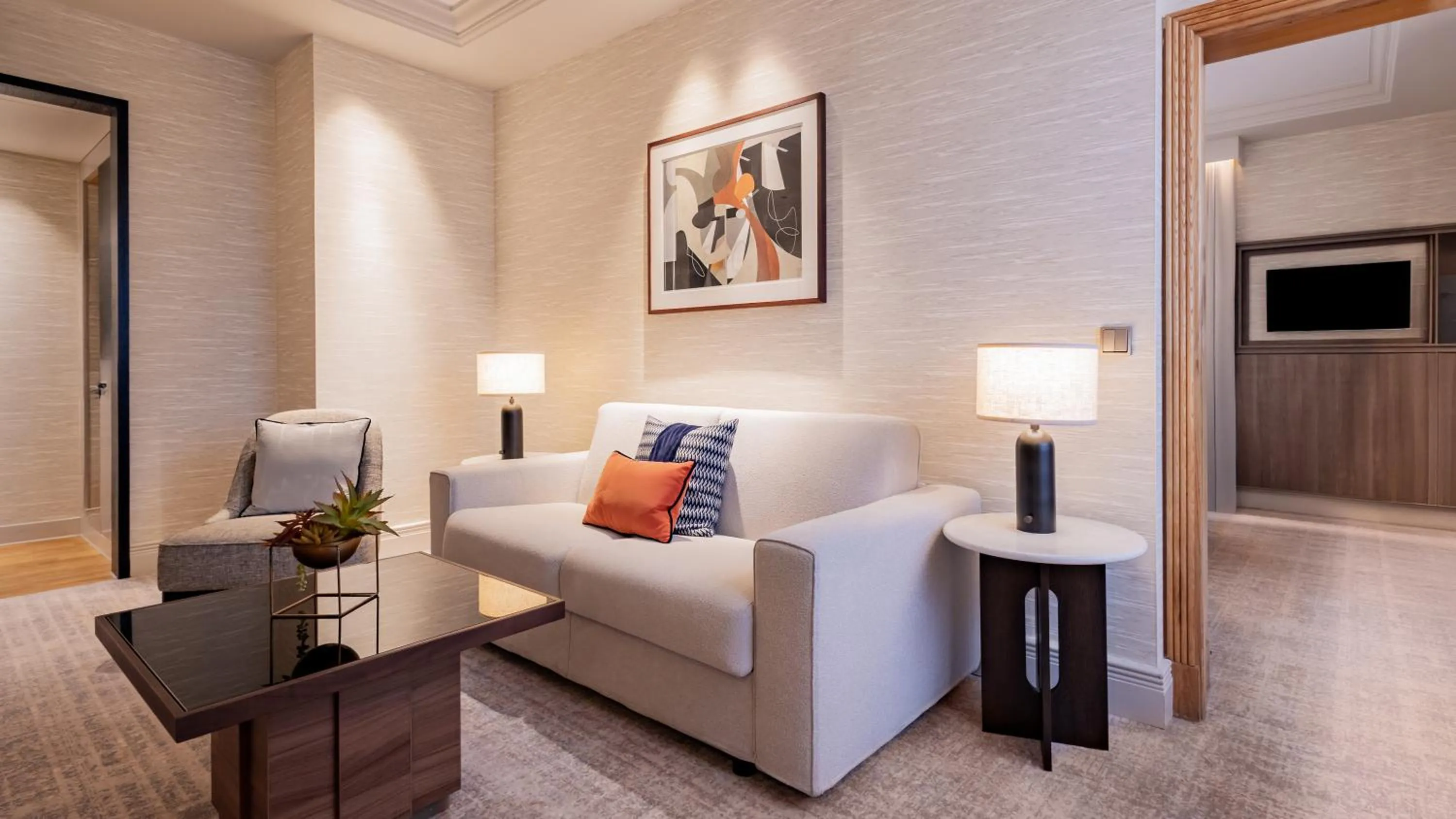 Living room in InterContinental Berlin by IHG