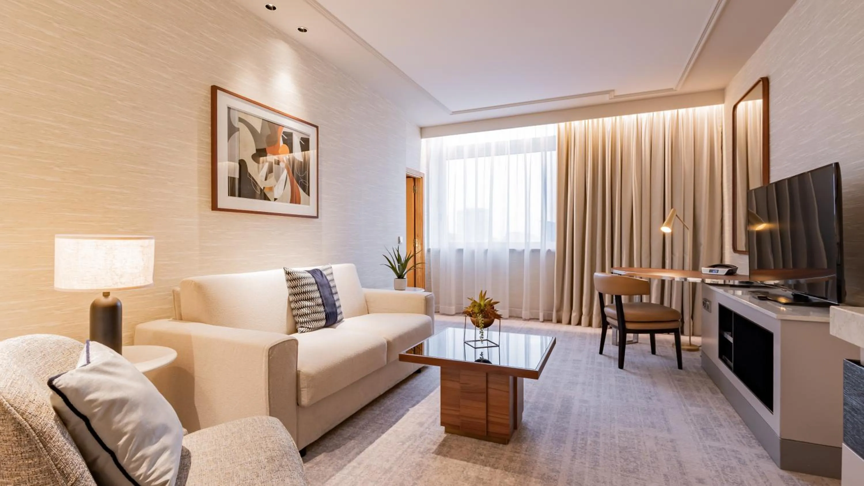 Living room in InterContinental Berlin by IHG