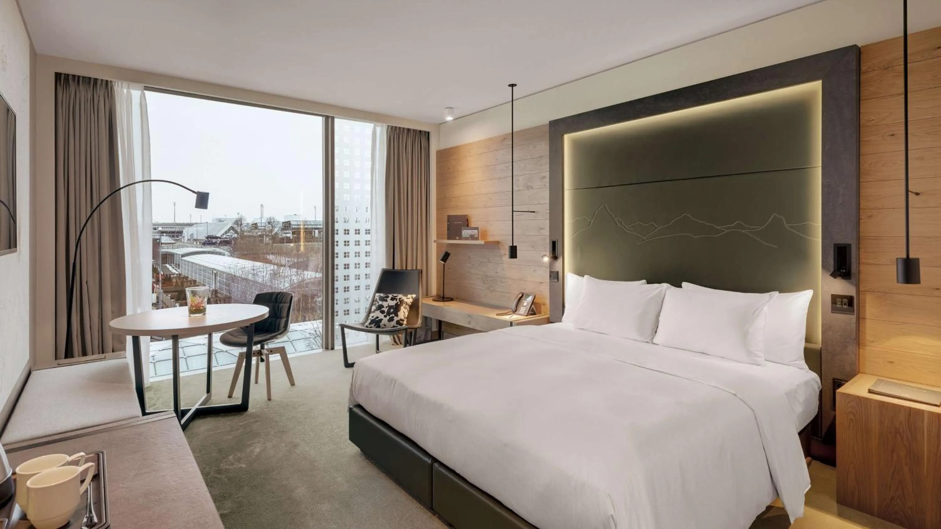 Bed in Hilton Munich Airport