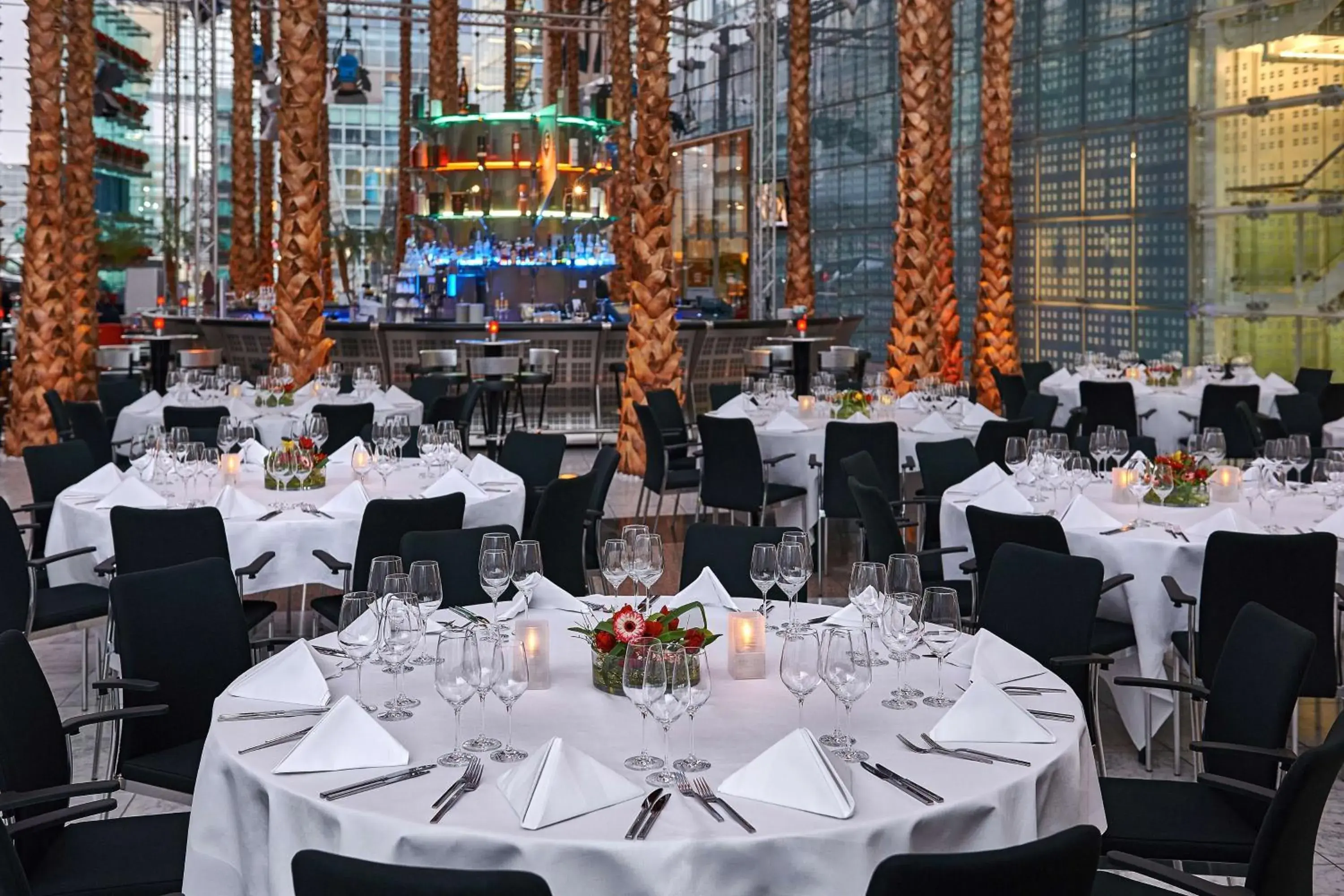 Lobby or reception in Hilton Munich Airport Lobby or reception in Hilton Munich Airport