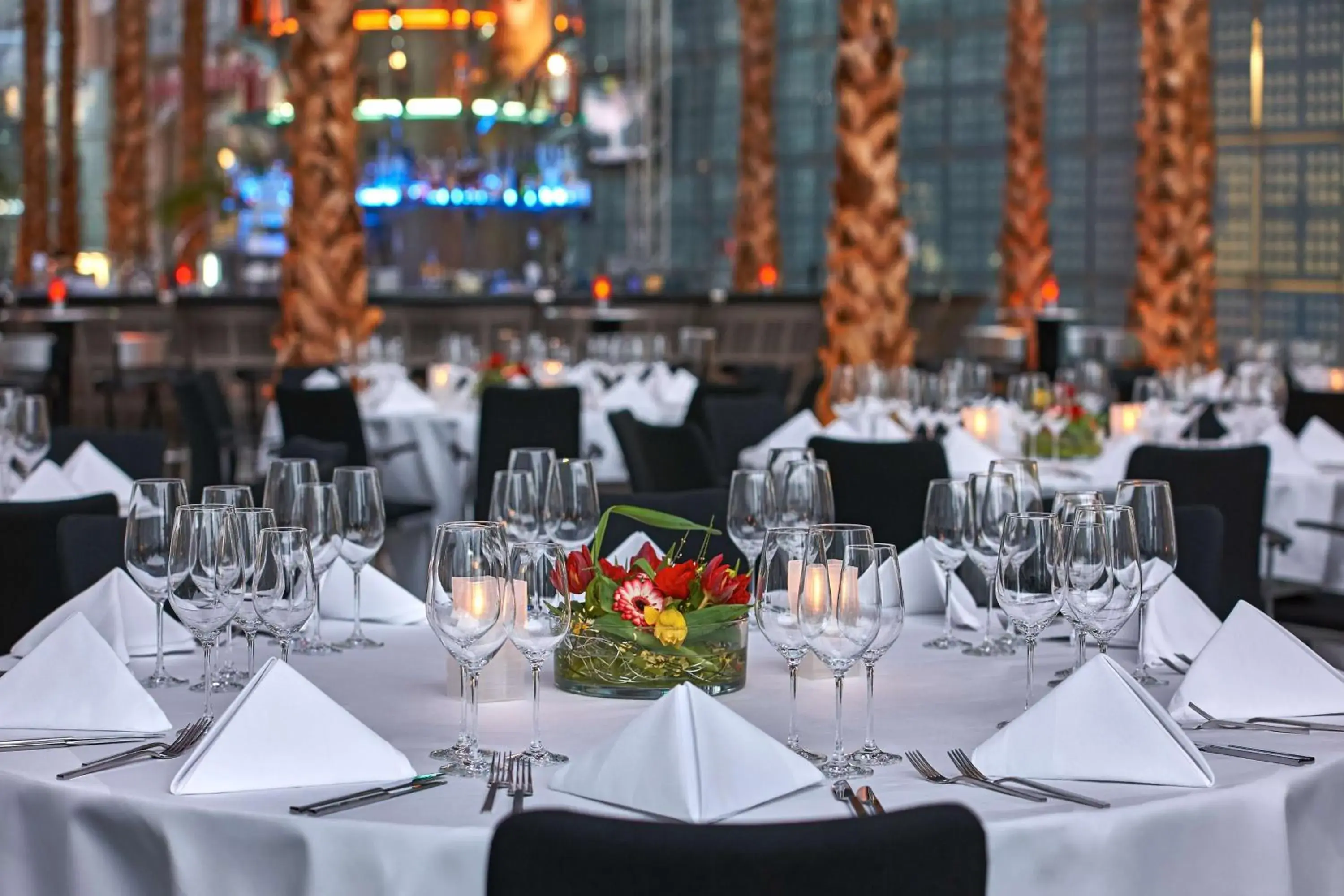 Lobby or reception in Hilton Munich Airport Lobby or reception in Hilton Munich Airport