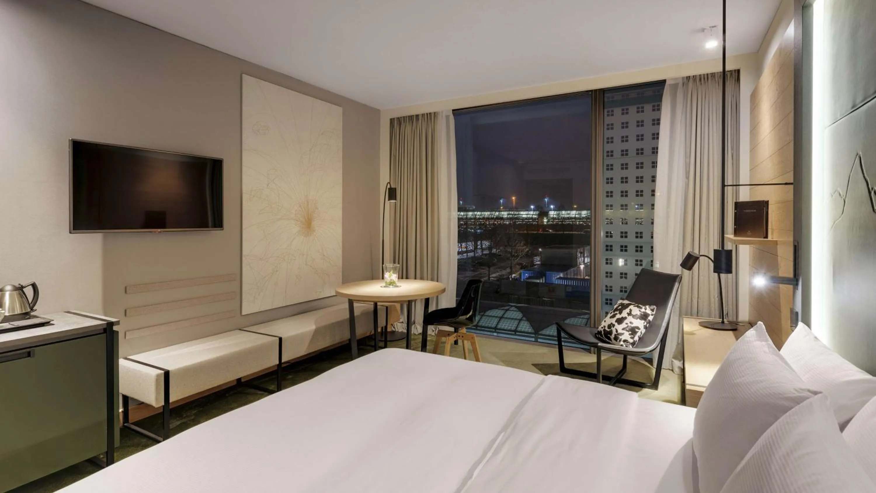 Bed in Hilton Munich Airport