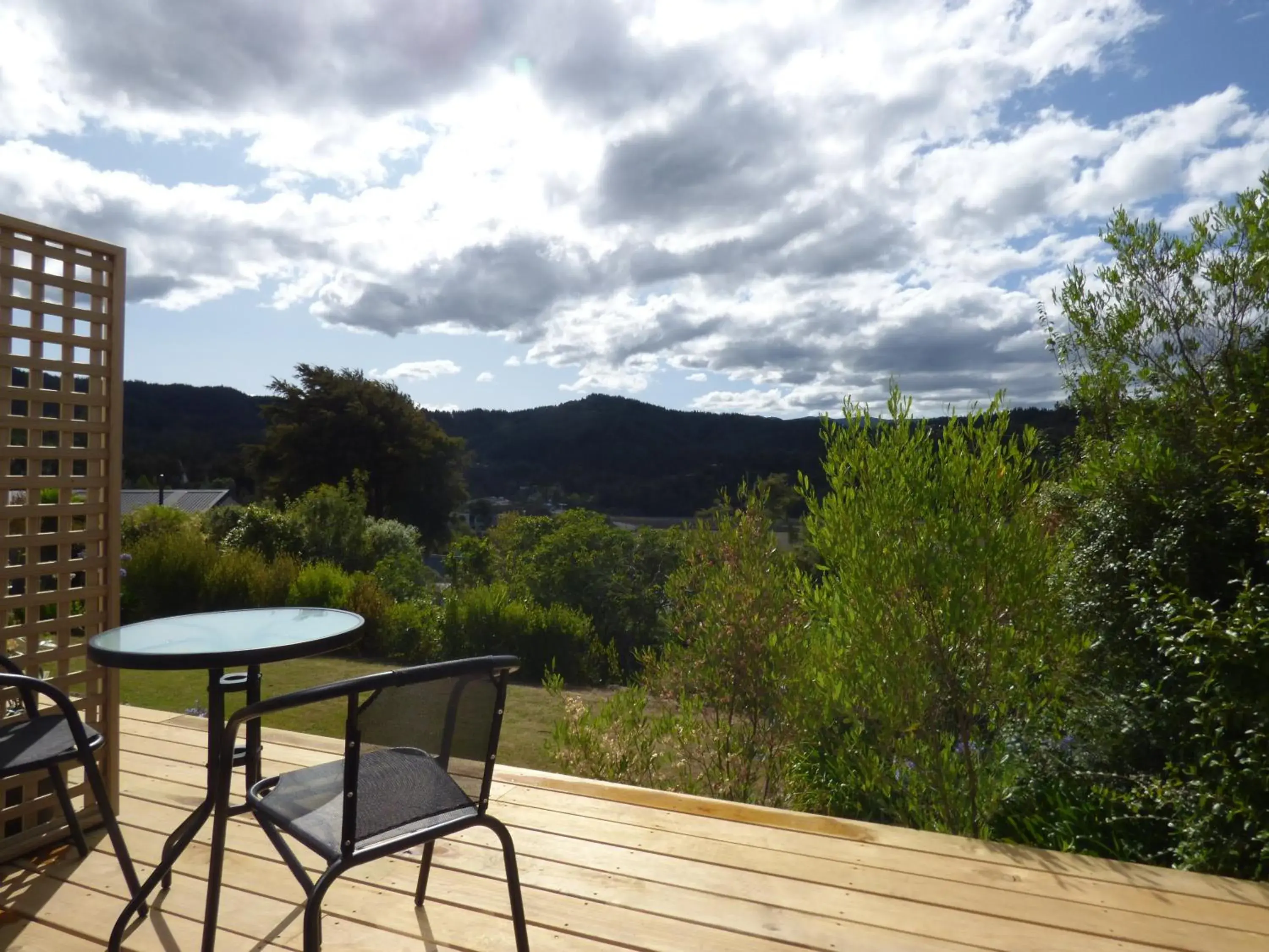 Patio in Kaiteriteri Abel Tasman Inlet Views Patio in Kaiteriteri Abel Tasman Inlet Views