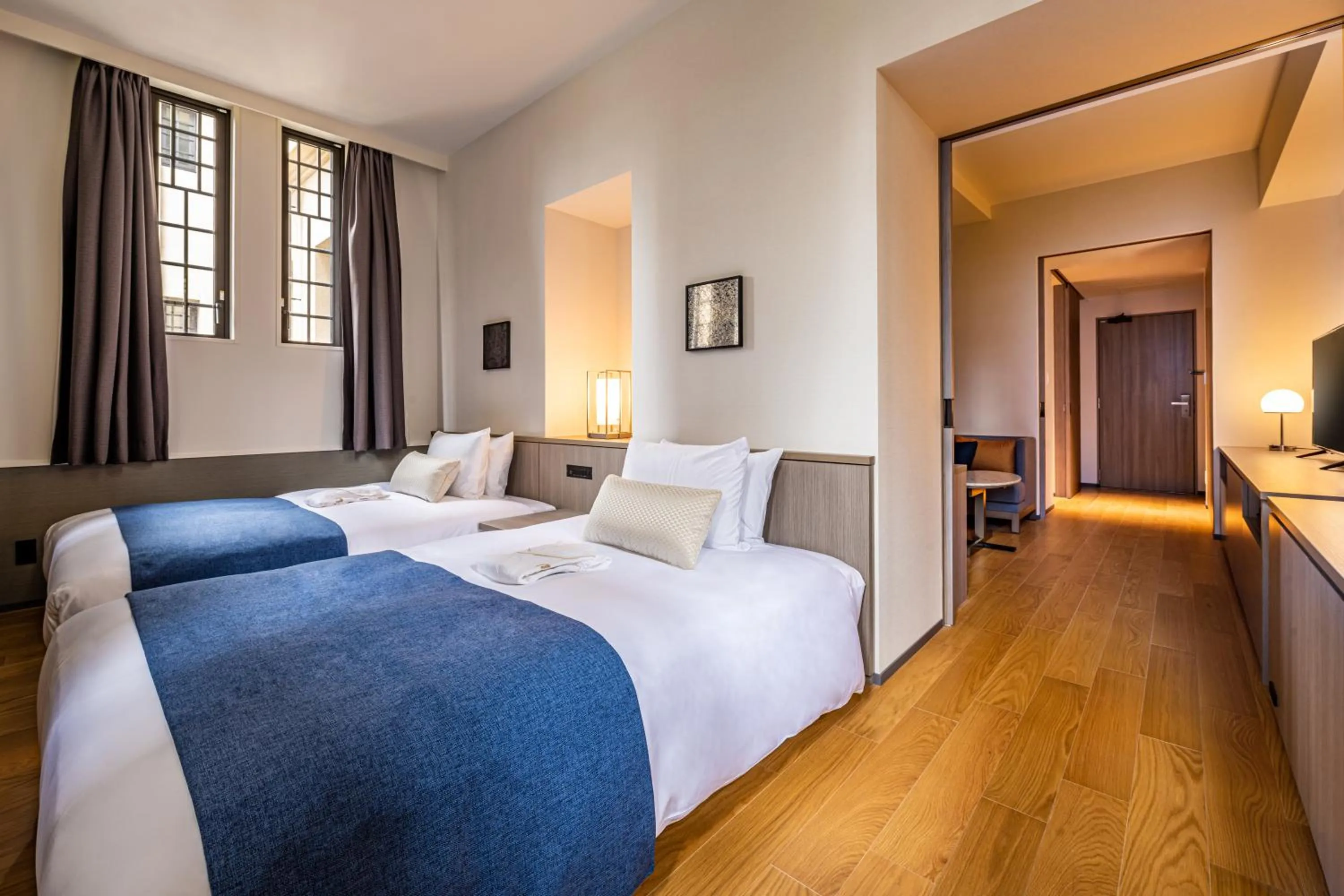 Photo of the whole room, Bed in The Gate Hotel Kyoto Takasegawa by Hulic