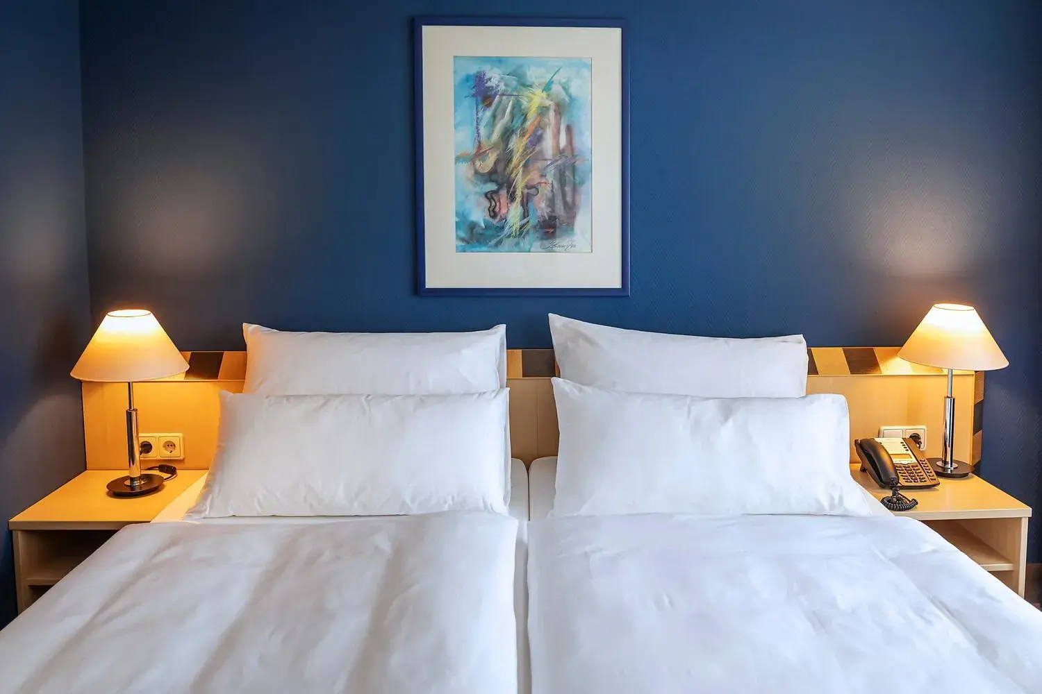 Bedroom, Bed in ACHAT Hotel Dresden Elbufer Bedroom, Bed in ACHAT Hotel Dresden Elbufer