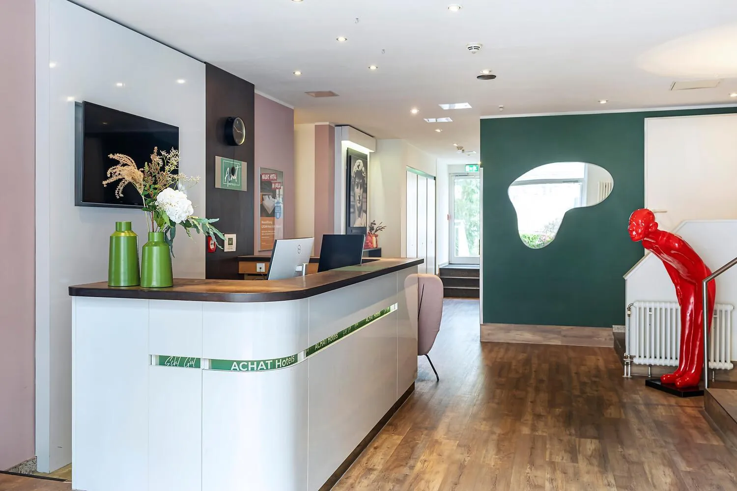 Lobby or reception in ACHAT Hotel Dresden Elbufer