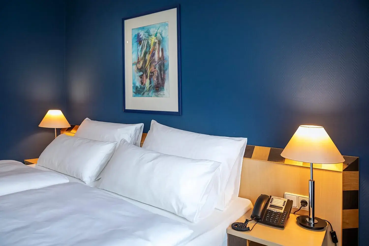 Bedroom, Bed in ACHAT Hotel Dresden Elbufer Bedroom, Bed in ACHAT Hotel Dresden Elbufer