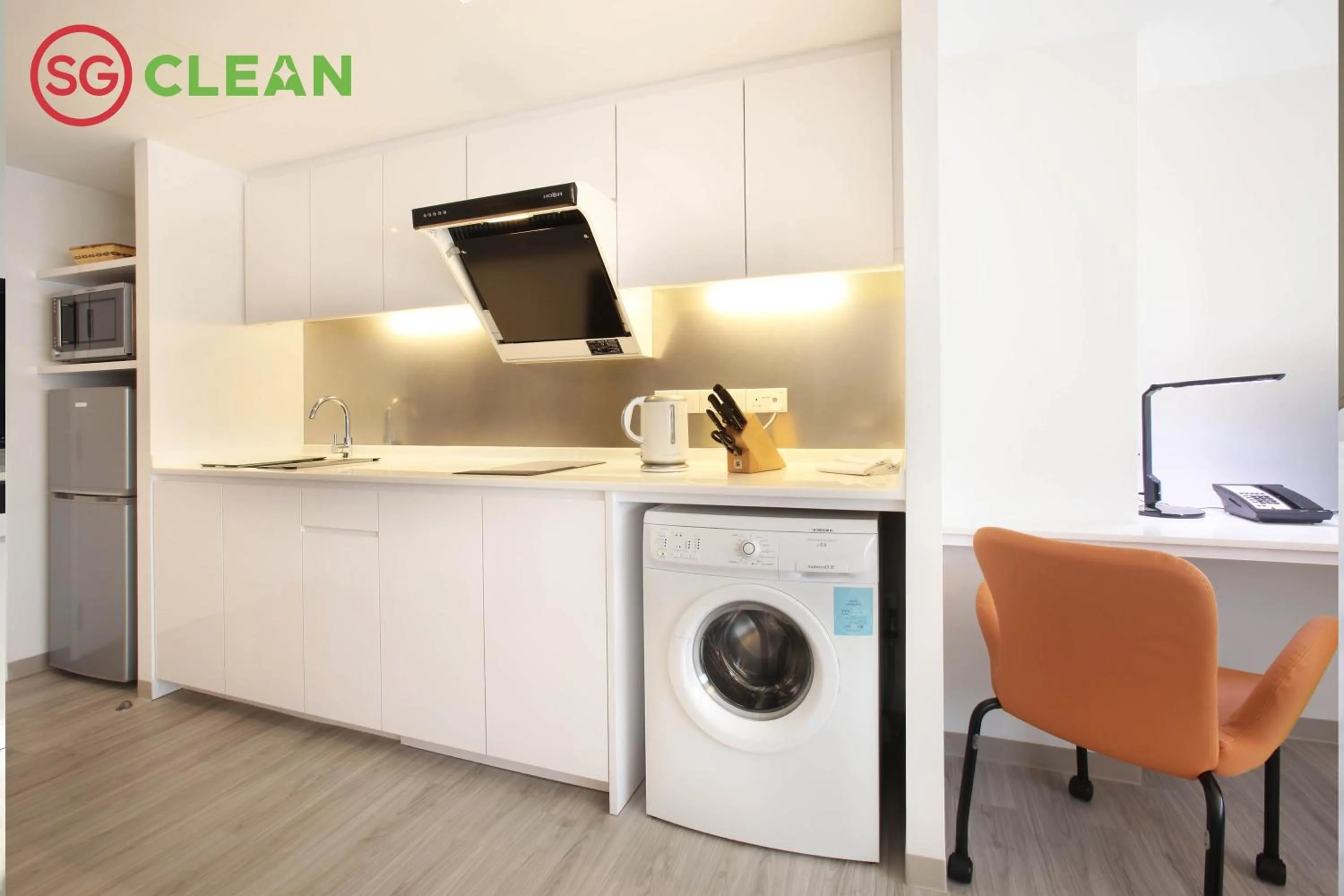 Kitchen or kitchenette in Wilby Central Serviced Apartments