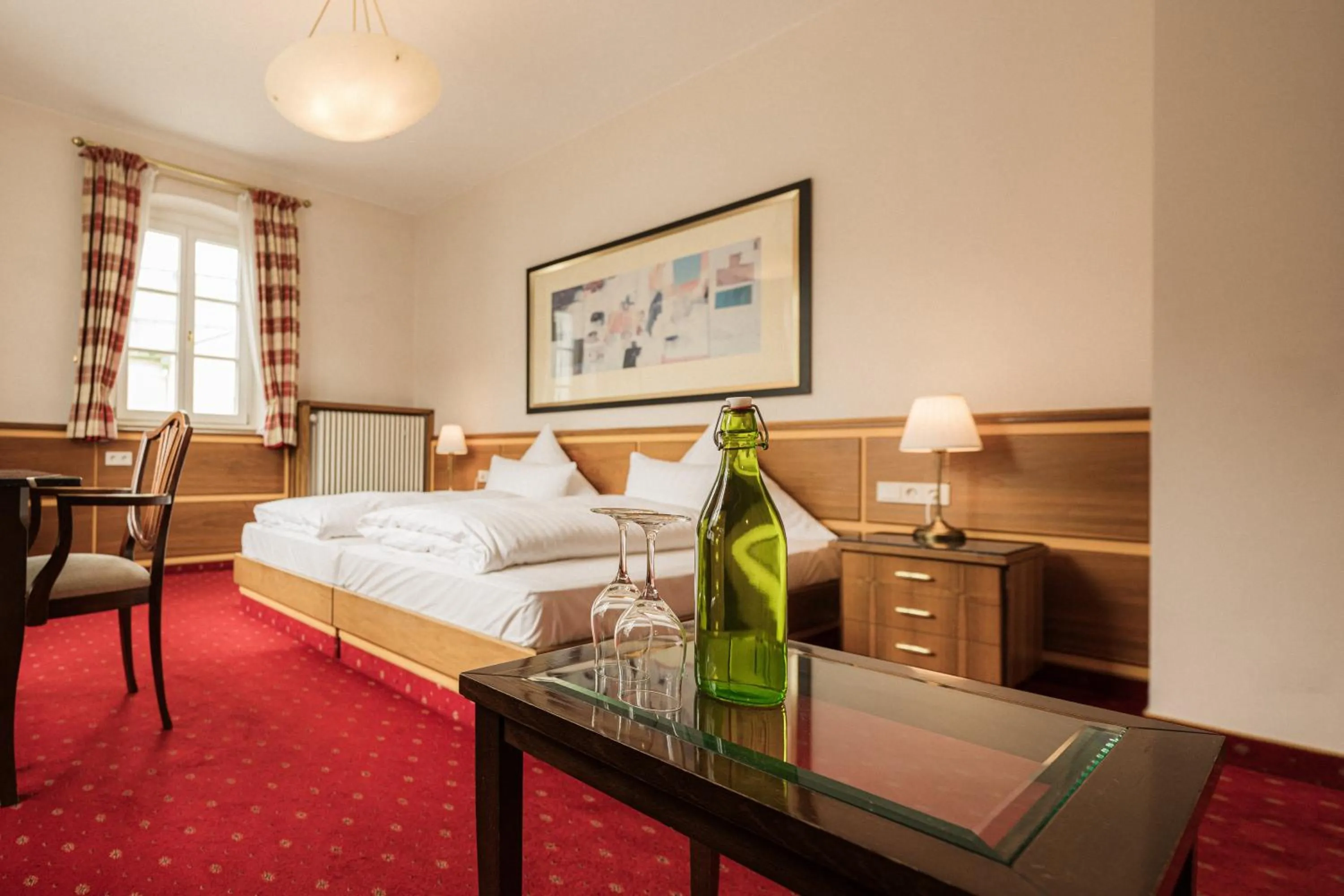 Bed in Romantik Hotel Das Lindner