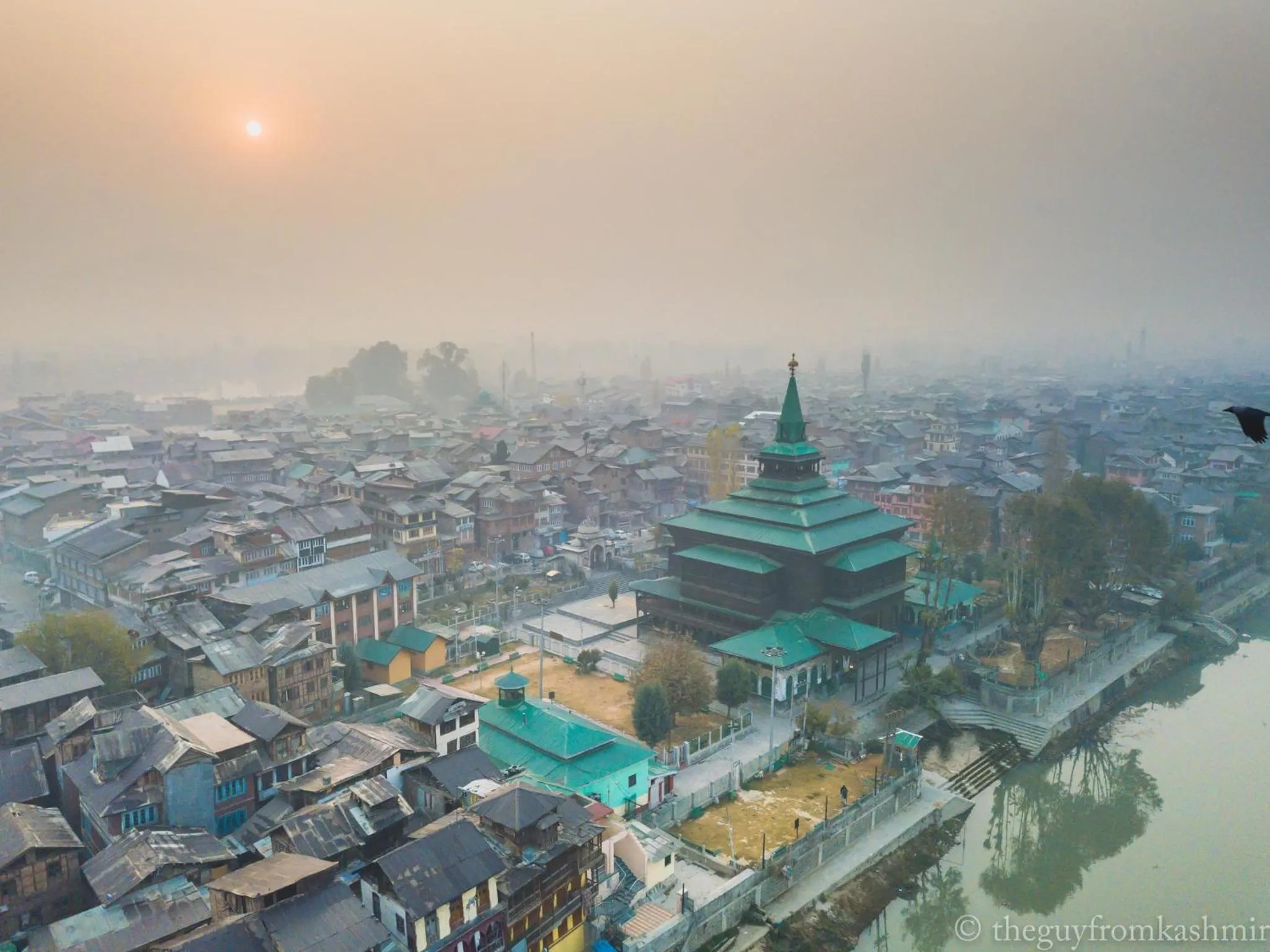 Bird's eye view in WelcomHeritage Gurkha Houseboats