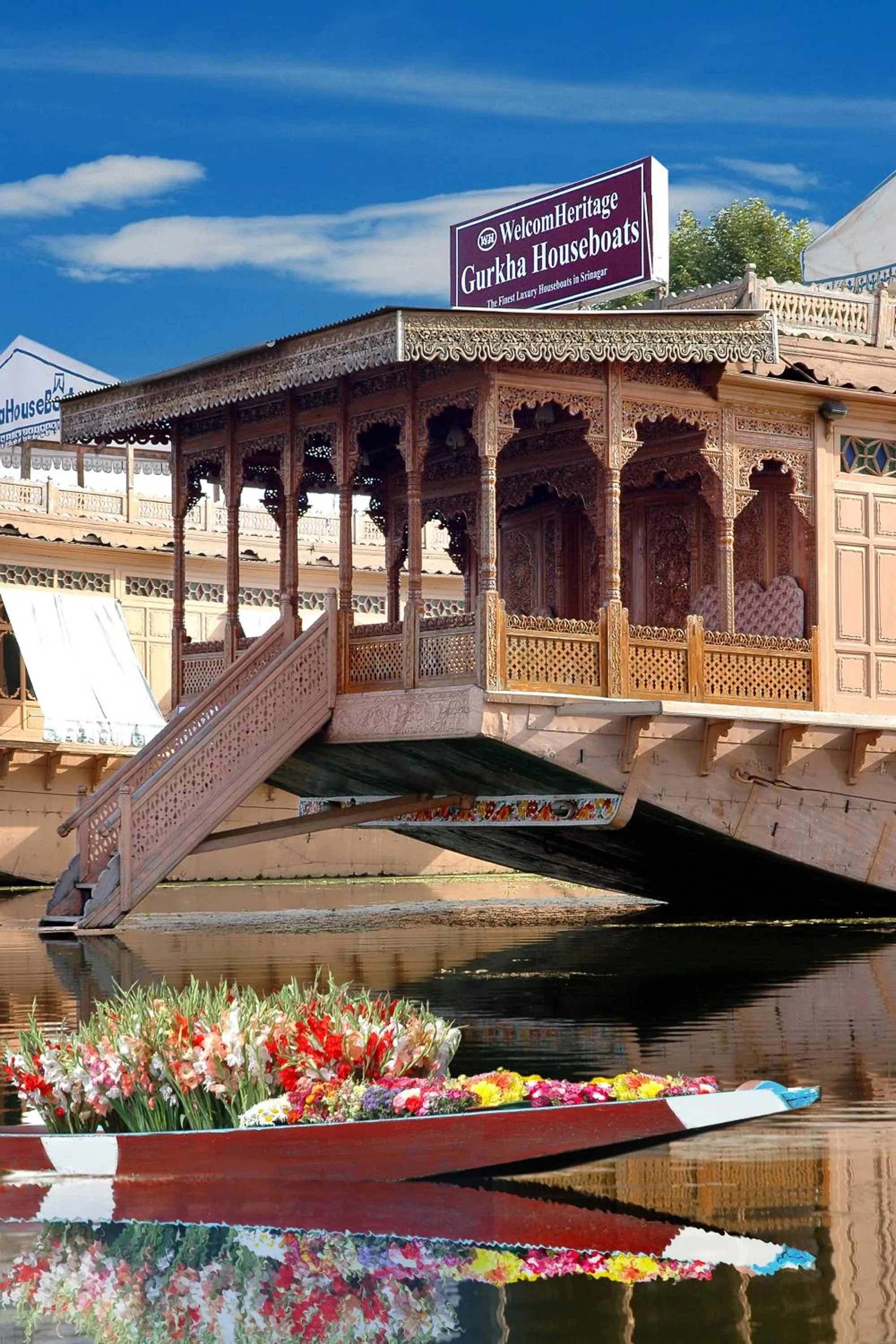 Property building in WelcomHeritage Gurkha Houseboats