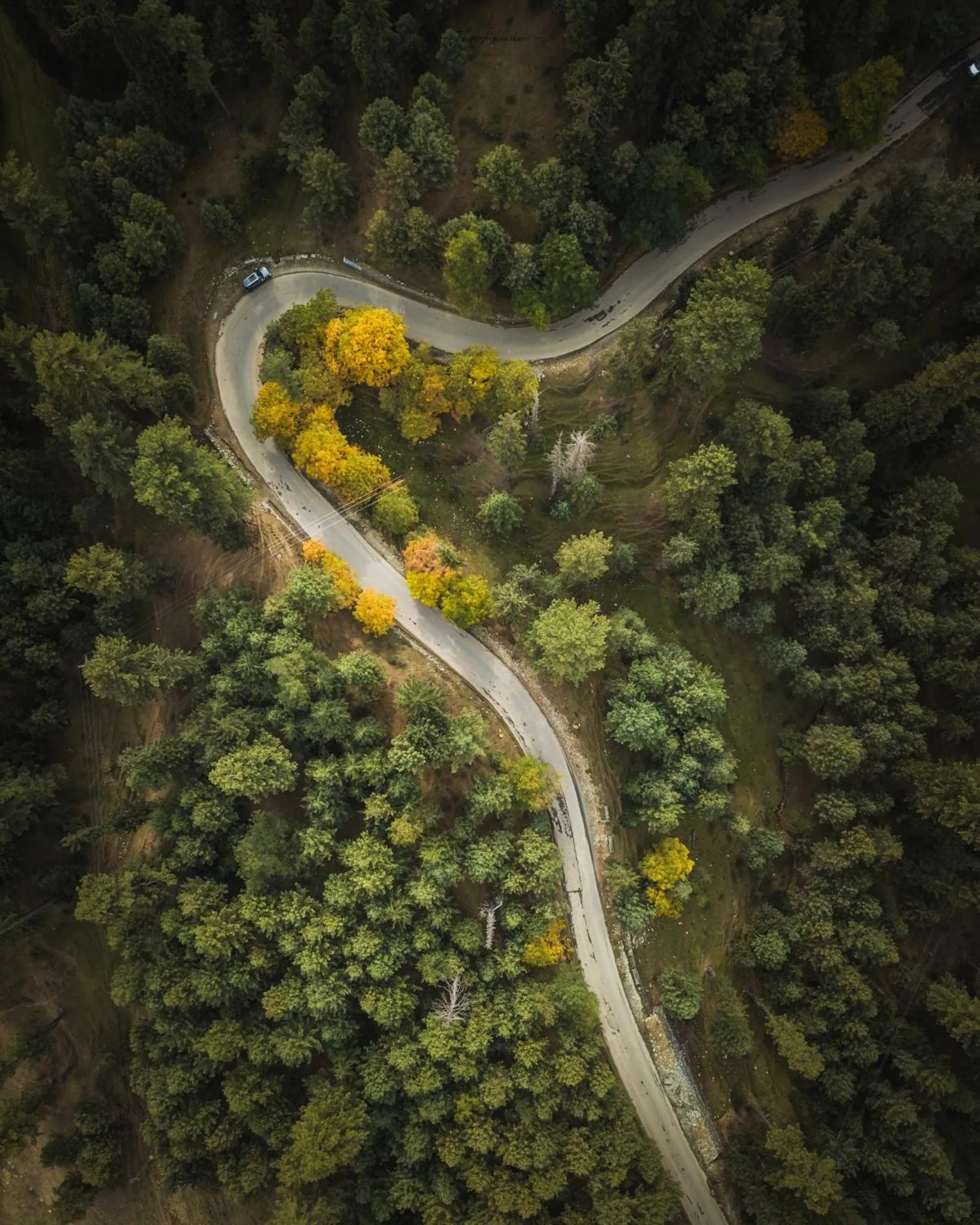 Bird's eye view in WelcomHeritage Gurkha Houseboats