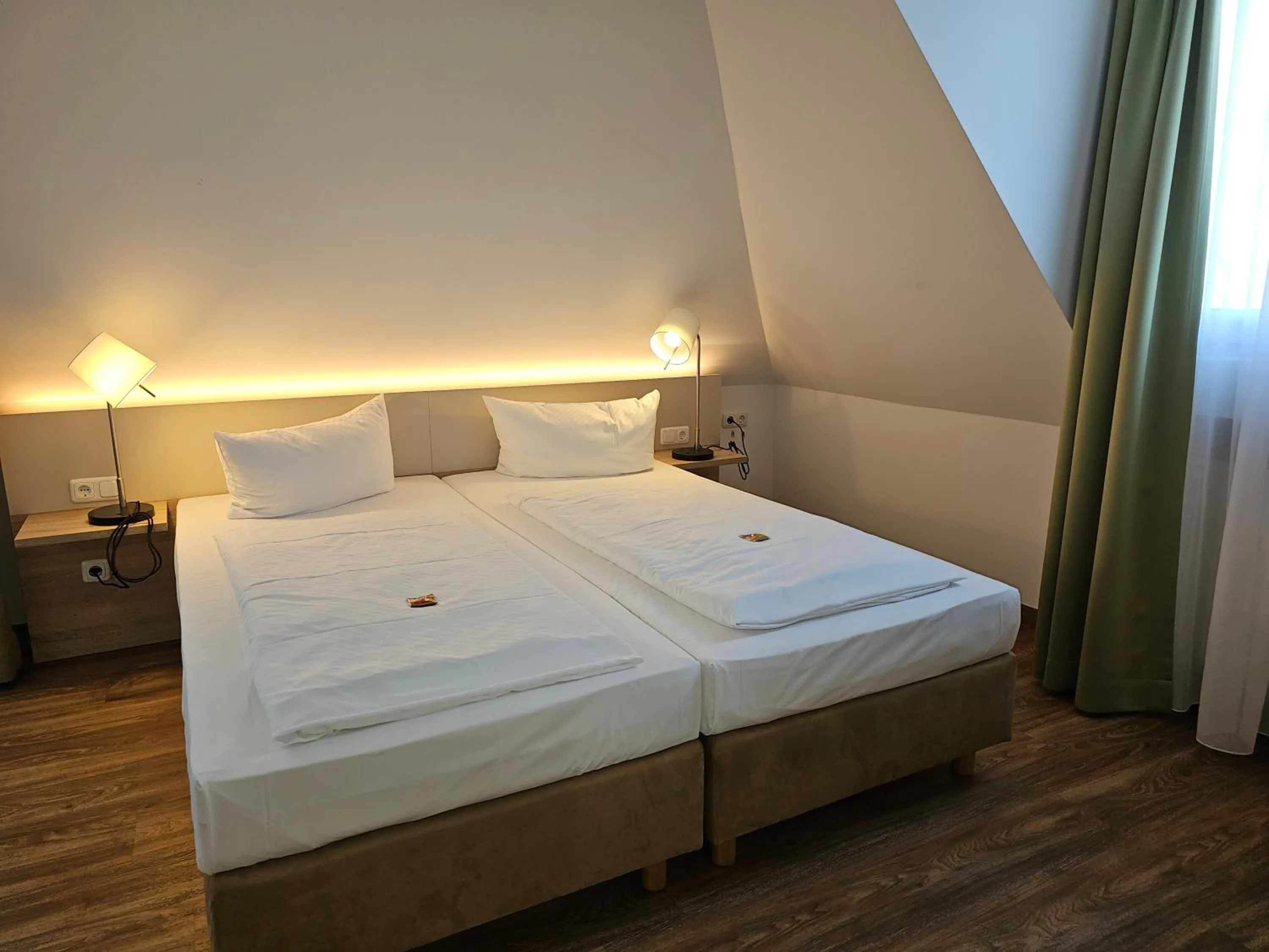 Bed in Hotel Alpha