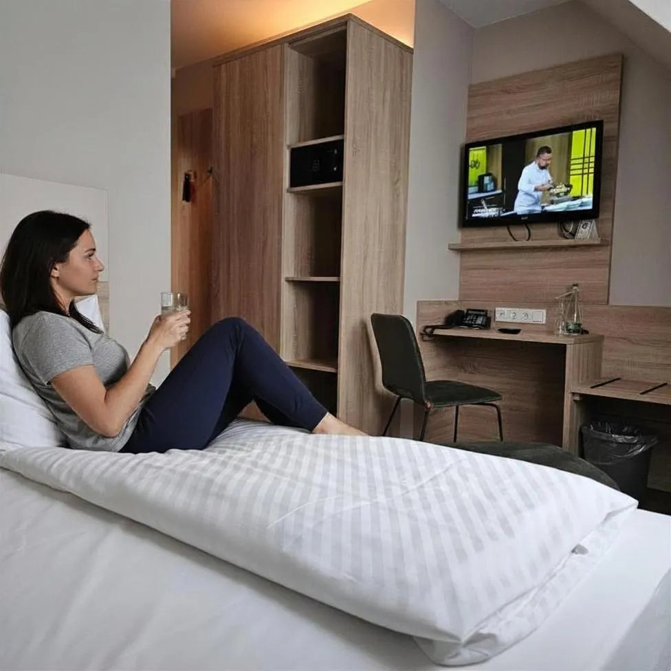 Bed in Hotel Alpha