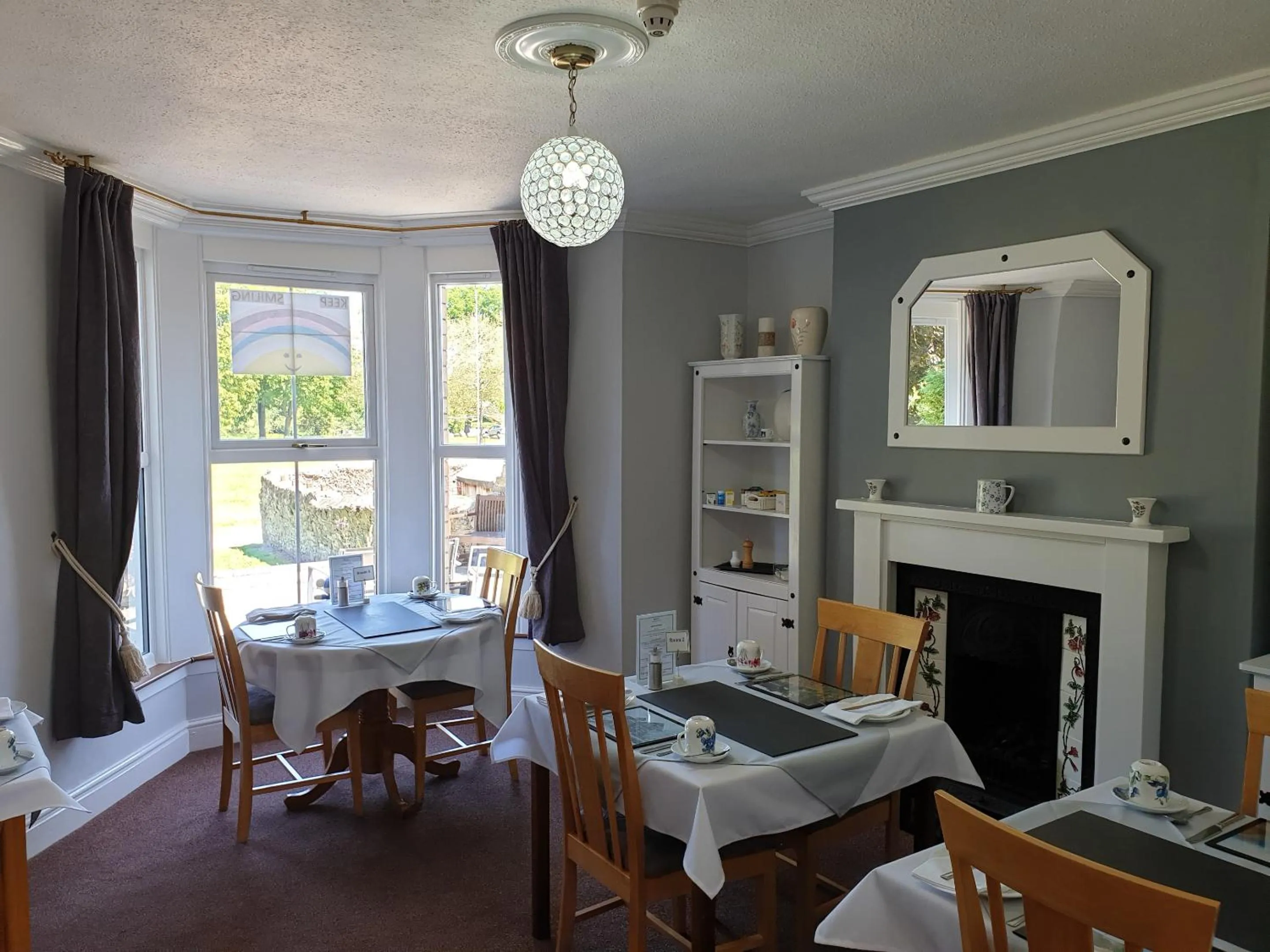 Dining area in Bronwye