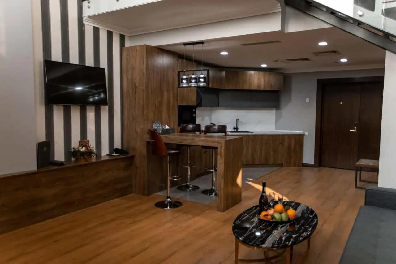 Living room in Krokus Plaza