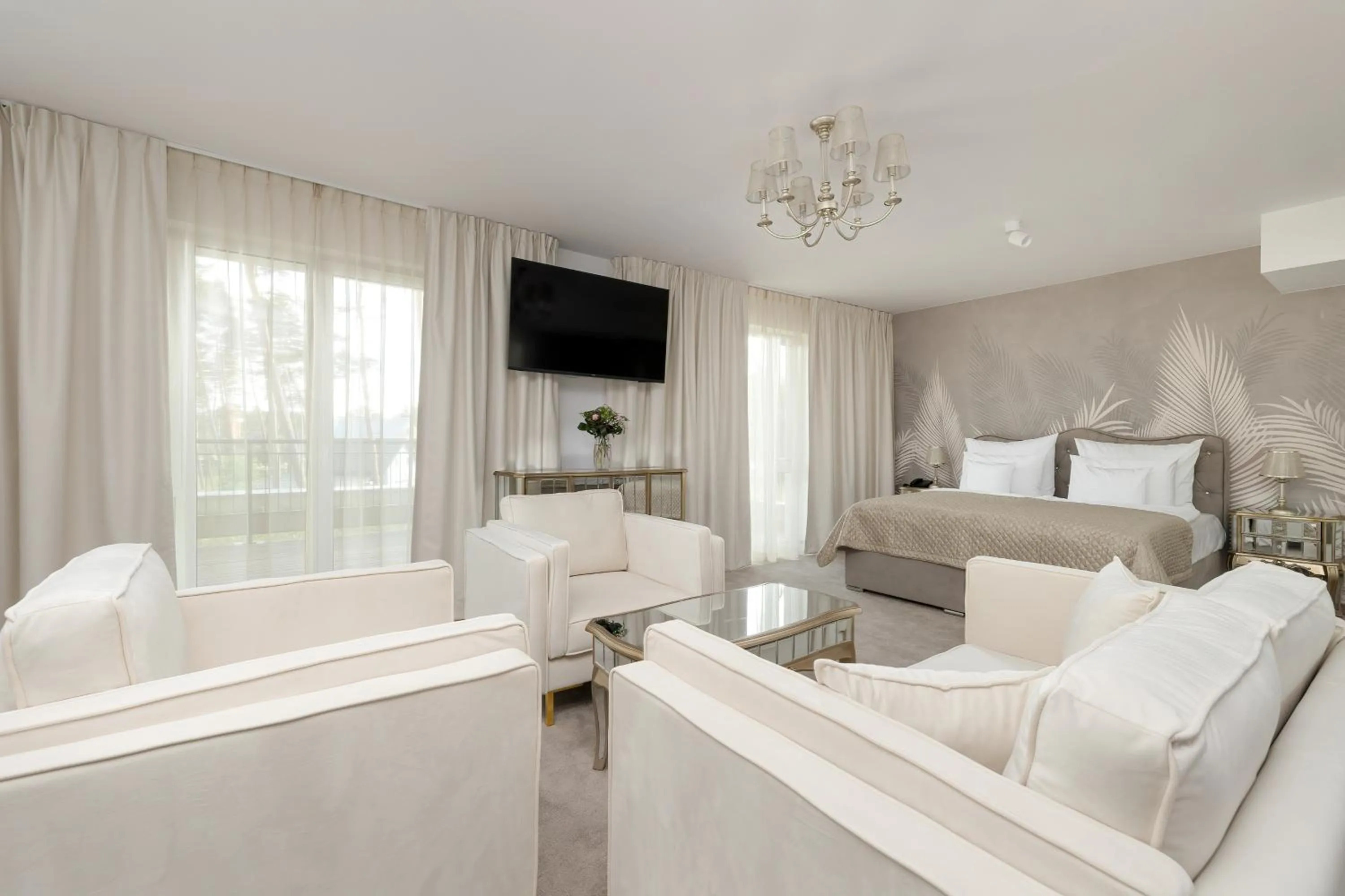 Seating area, Bed in Hotel Juvena Wellness & SPA