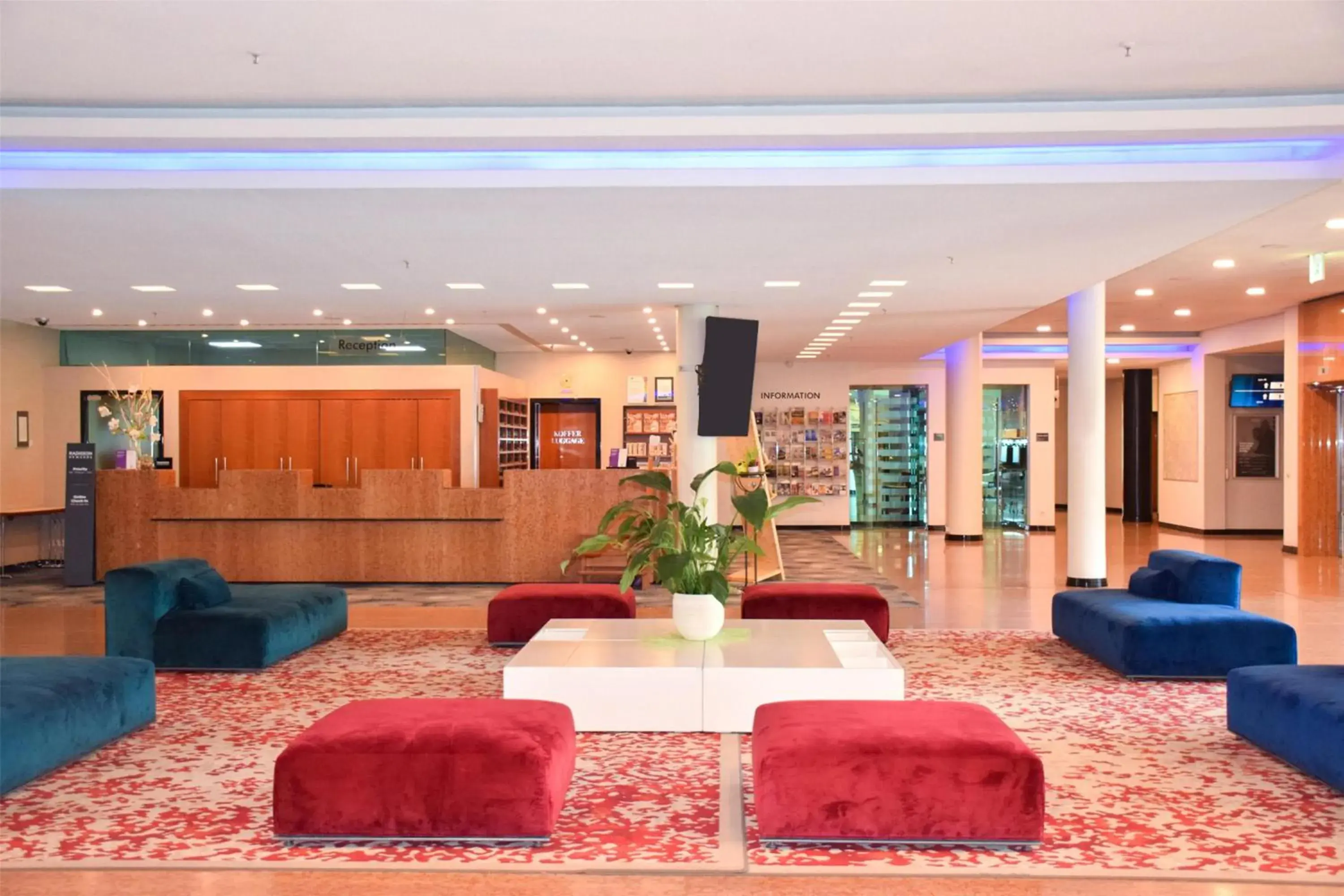 Lobby or reception in Radisson Blu Park Hotel & Conference Centre Lobby or reception in Radisson Blu Park Hotel & Conference Centre