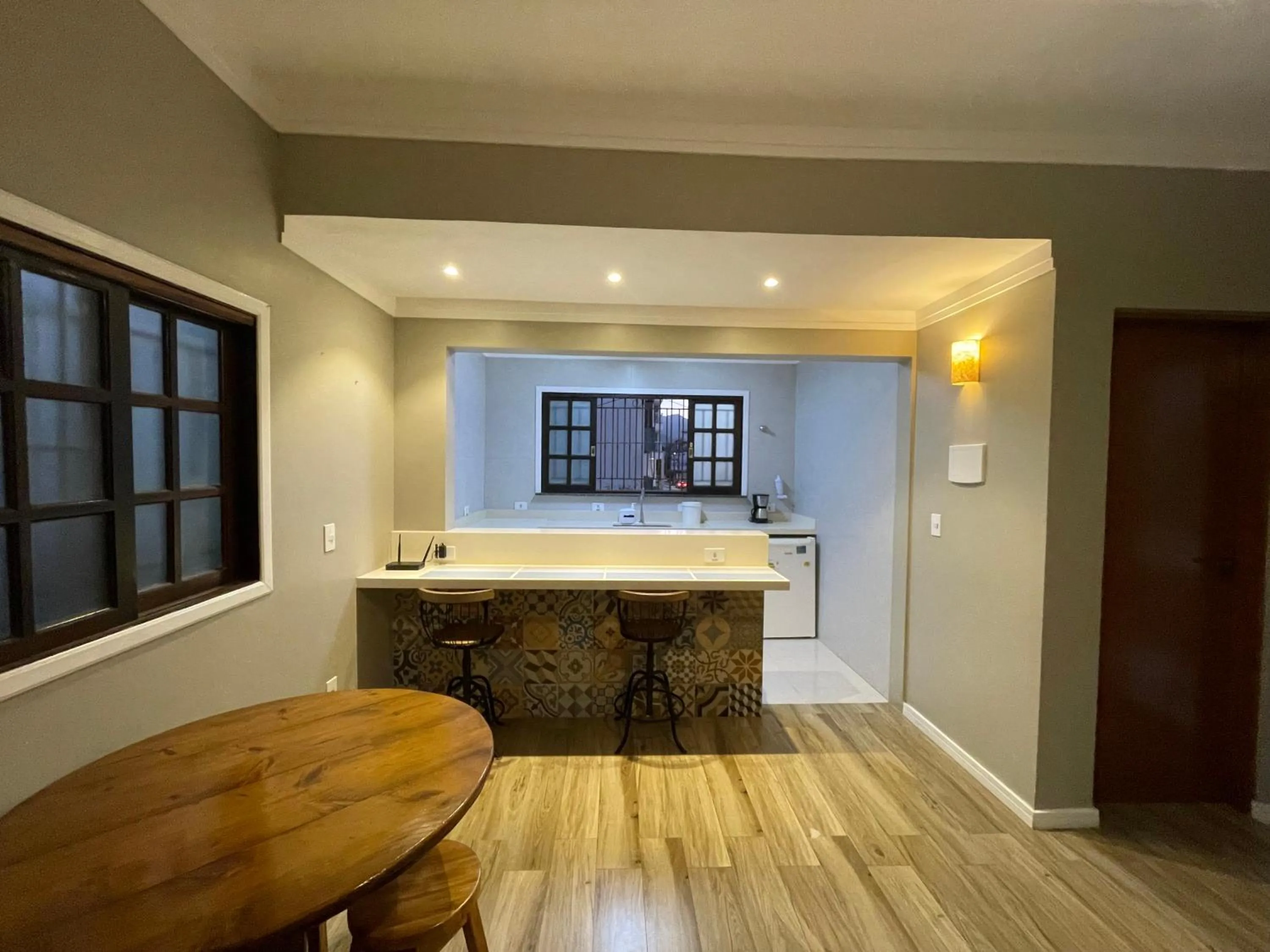 Kitchen or kitchenette in Pousada Chilli Brasil