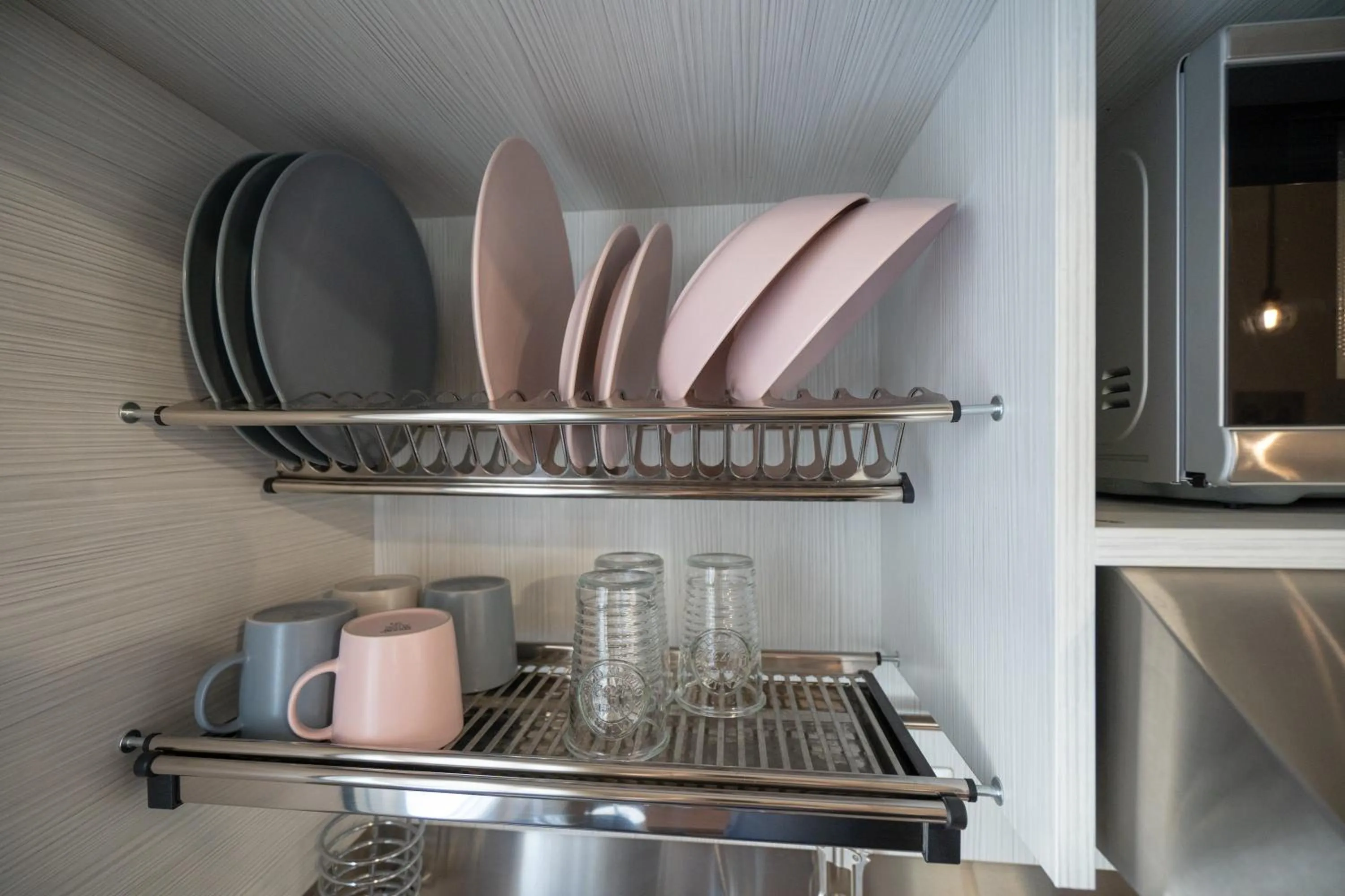 Kitchen or kitchenette in Olympia's Apartments by Traser