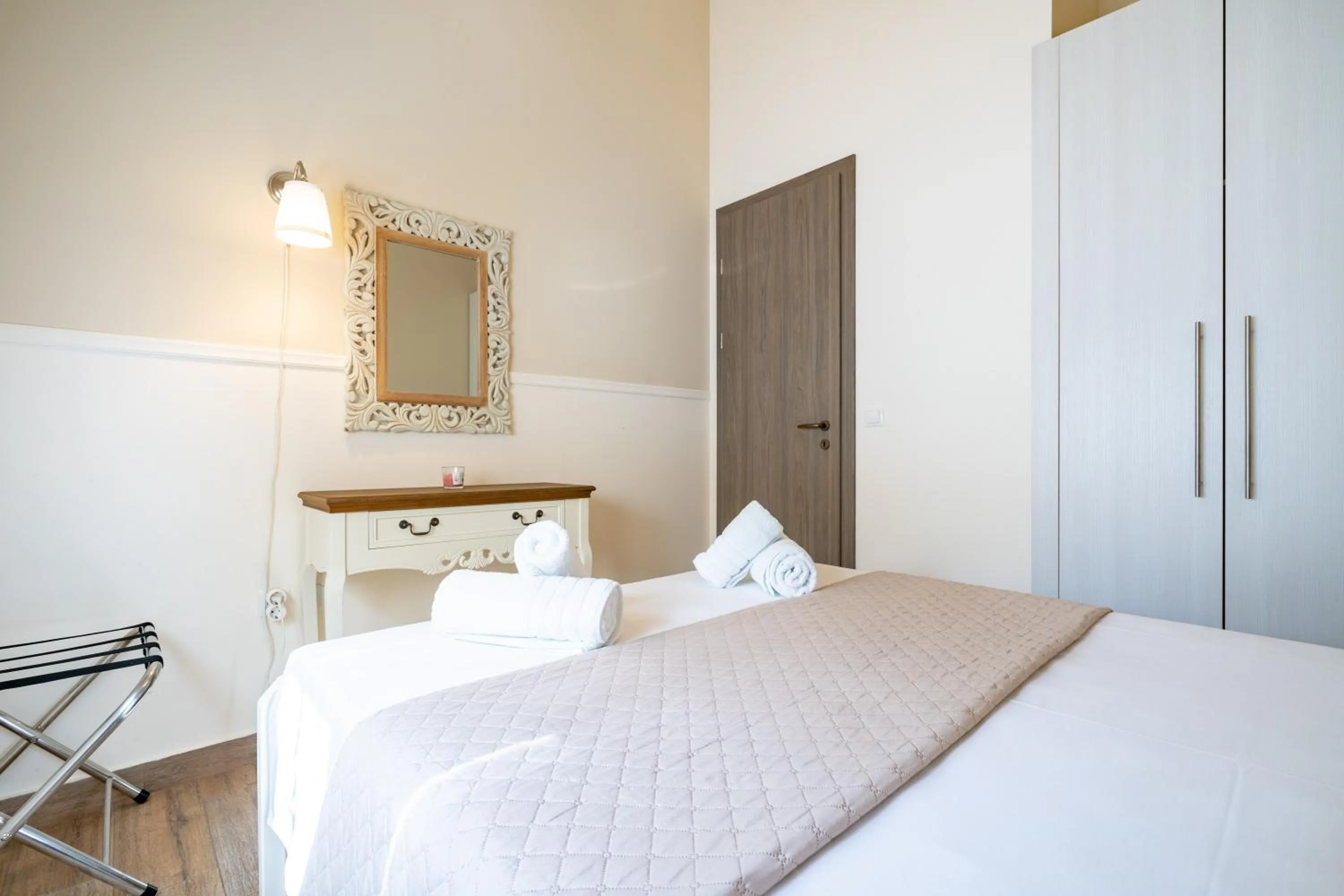 Bedroom, Bed in Olympia's Apartments by Traser