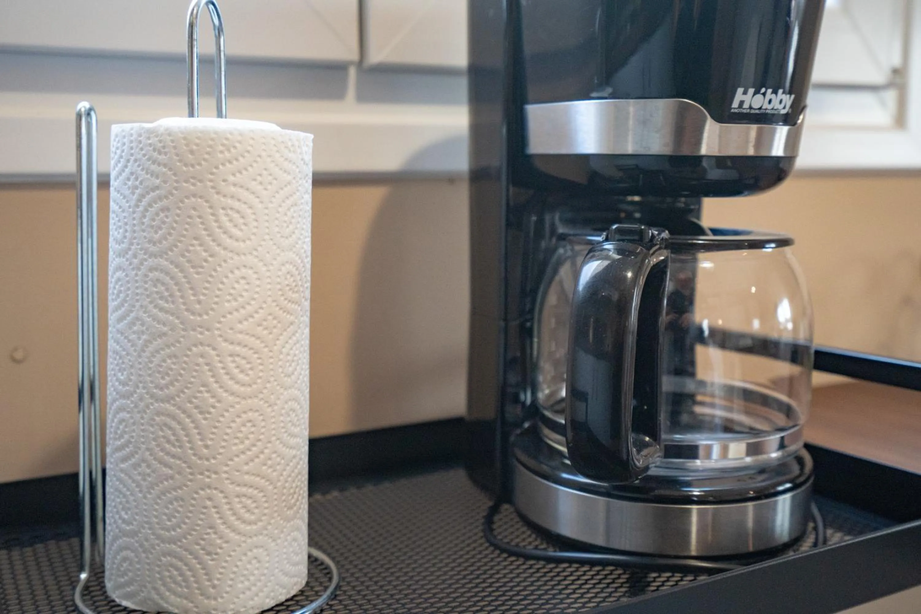 Kitchen or kitchenette in Olympia's Apartments by Traser