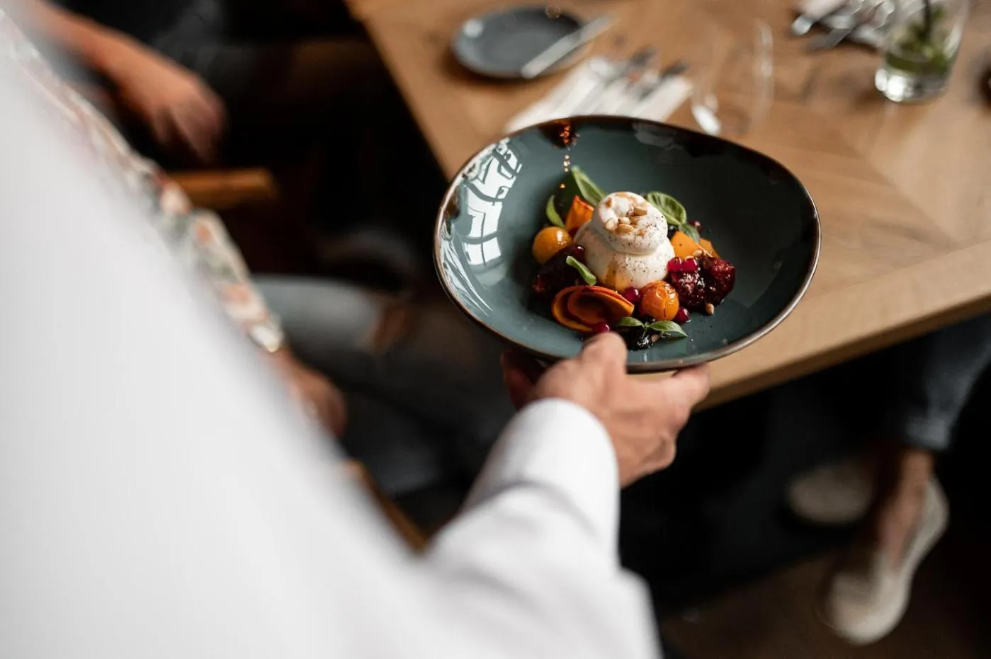 Dinner in Berghotel Biberkopf