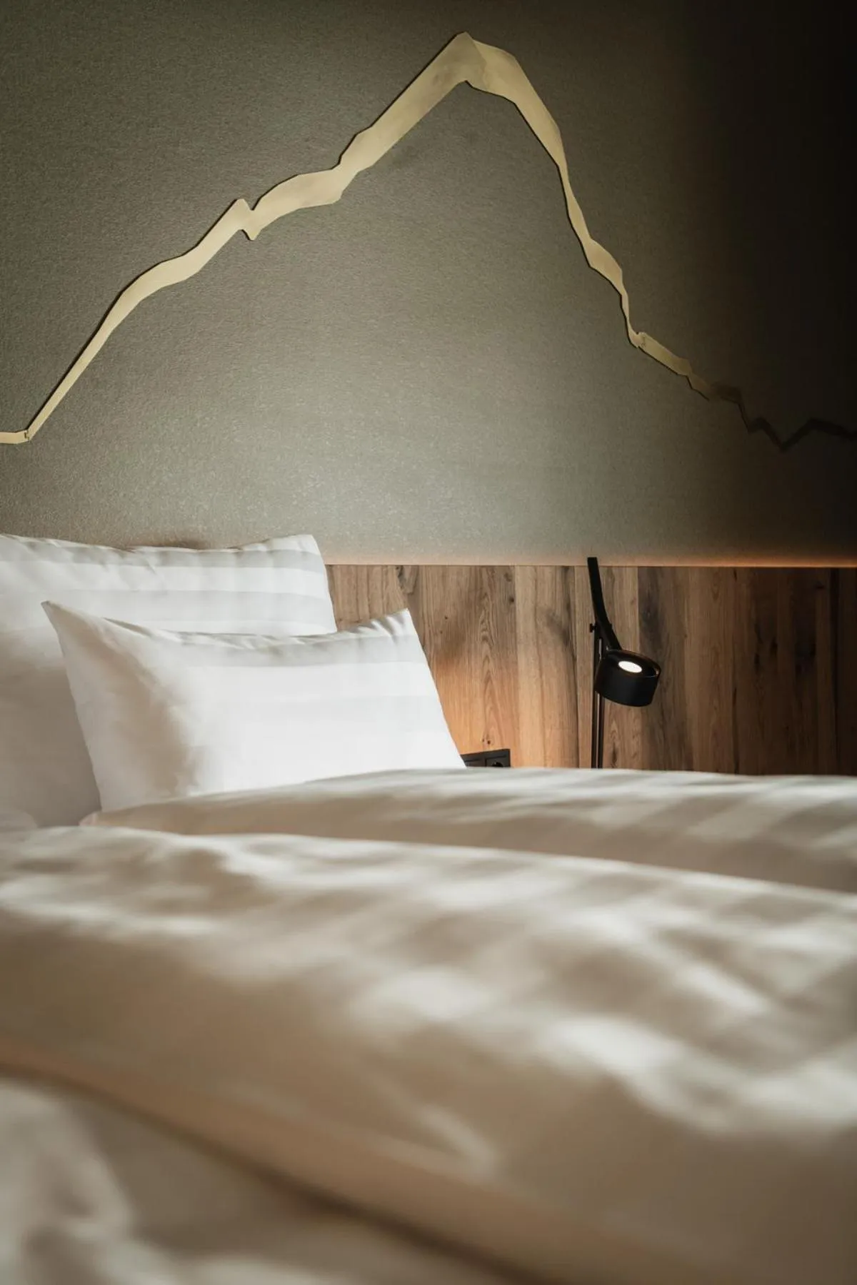 Bed in Berghotel Biberkopf