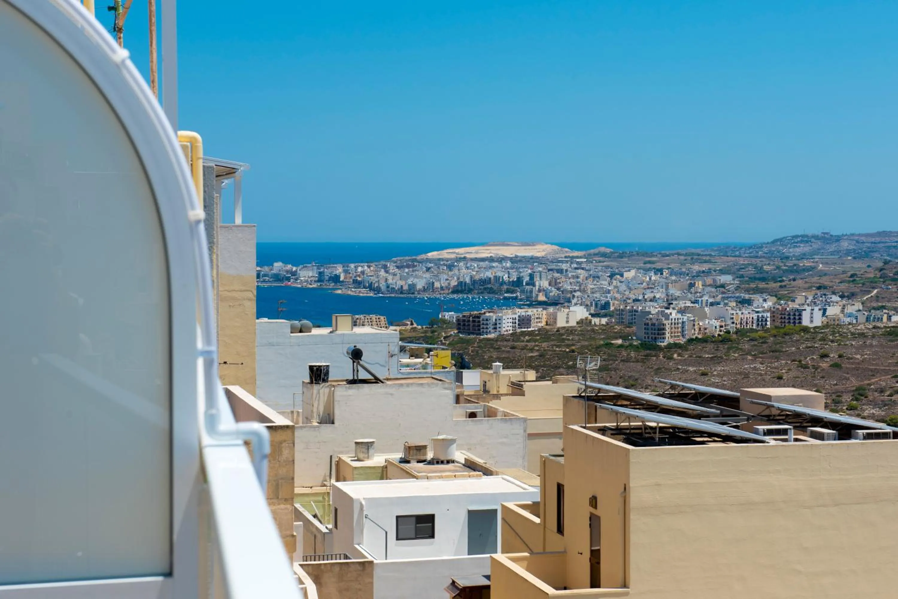 View (from property/room) in Summer Breeze Apartment with panoramic terrace - by Getawaysmalta