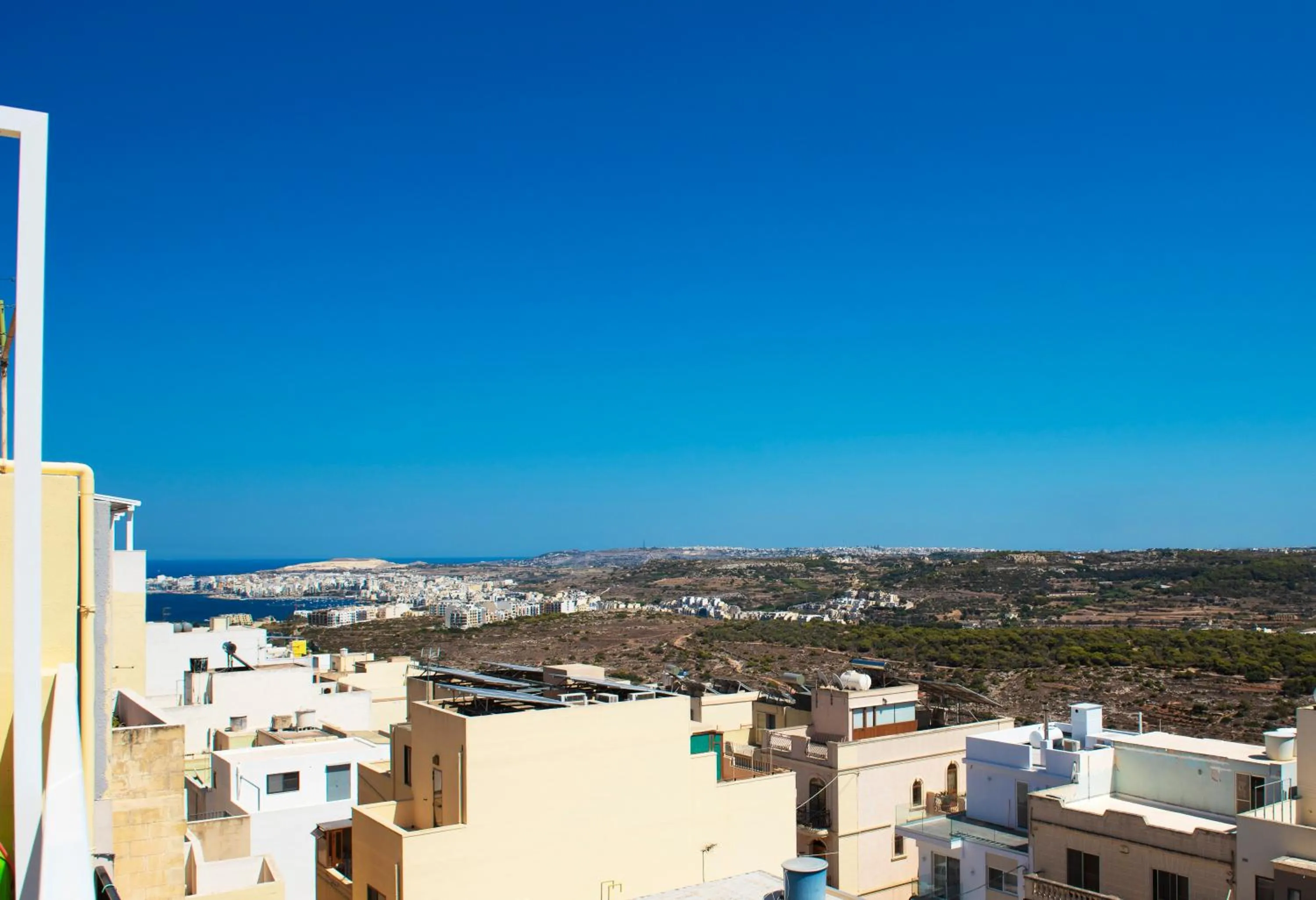 View (from property/room) in Summer Breeze Apartment with panoramic terrace - by Getawaysmalta