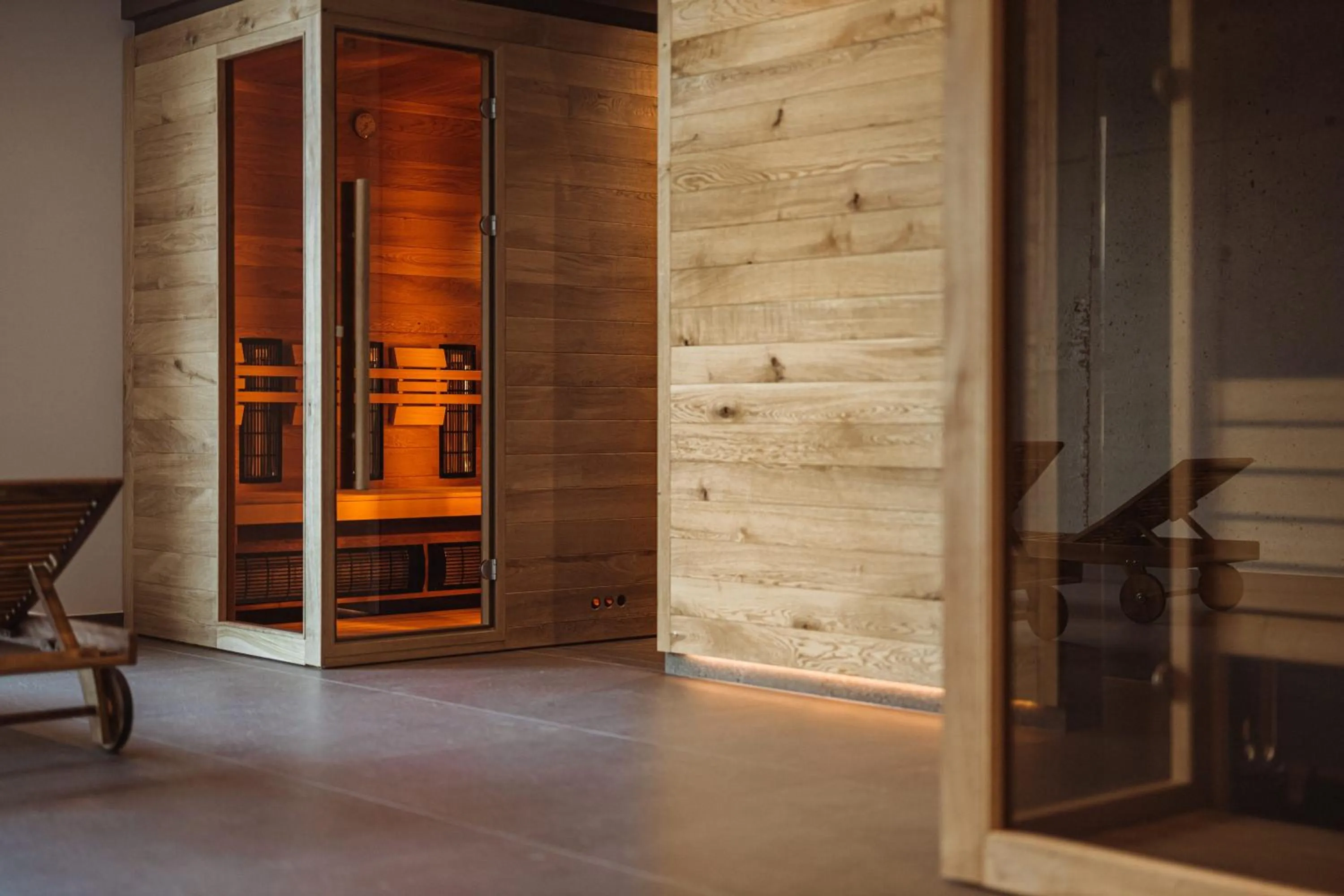 Sauna in Hotel Grof