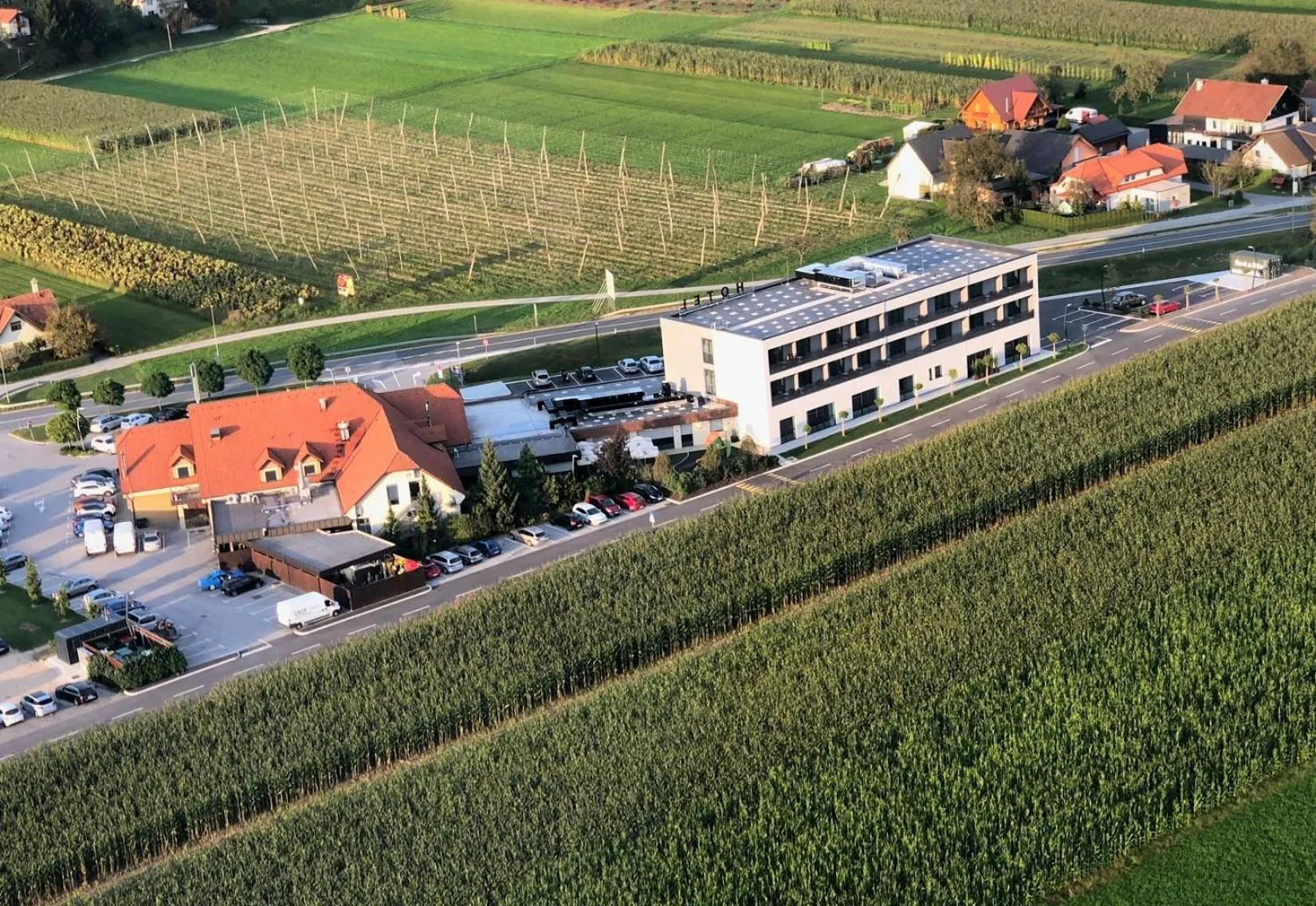 Property building in Hotel Grof