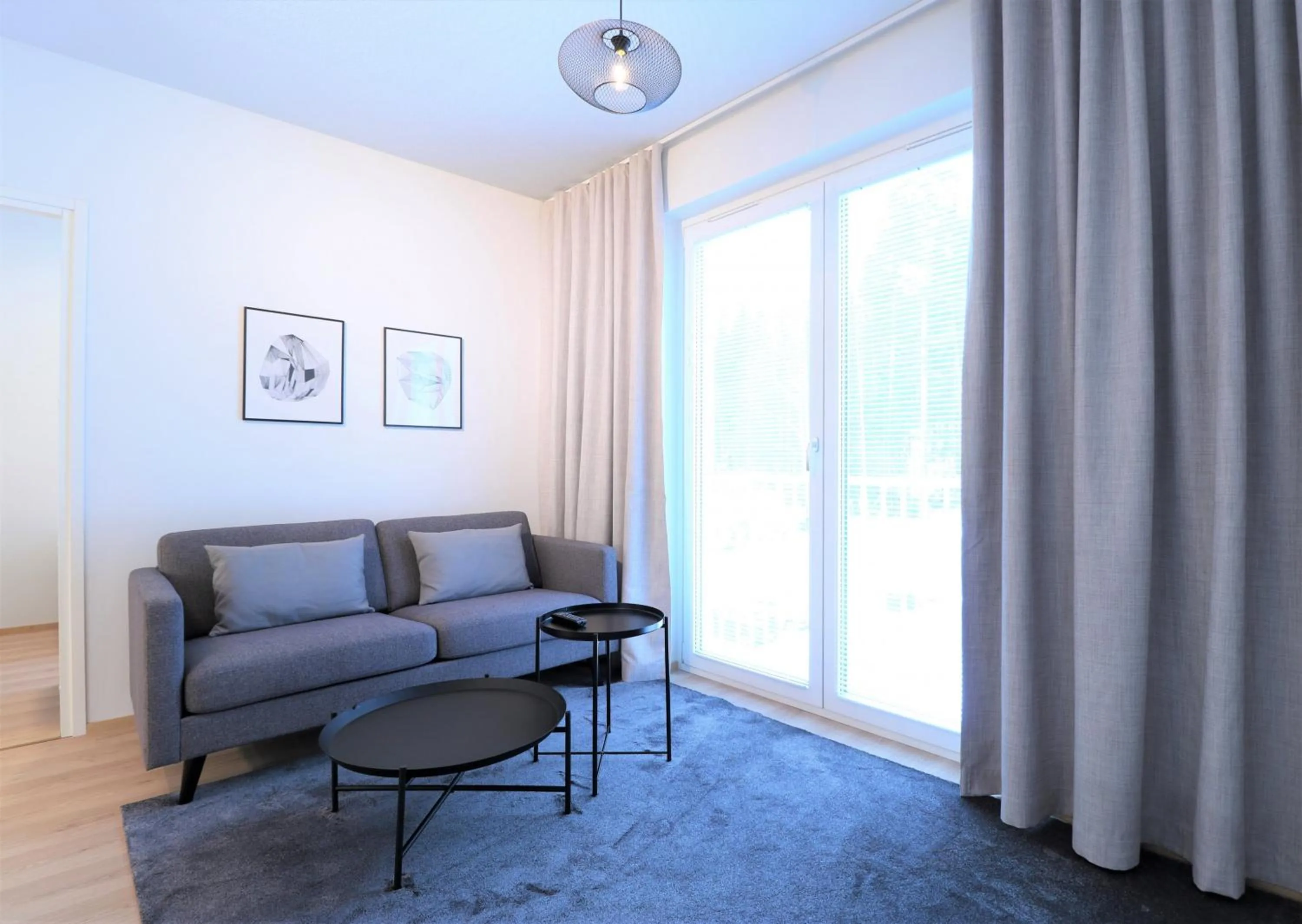 Seating area in Forenom Aparthotel Tampere Kaleva