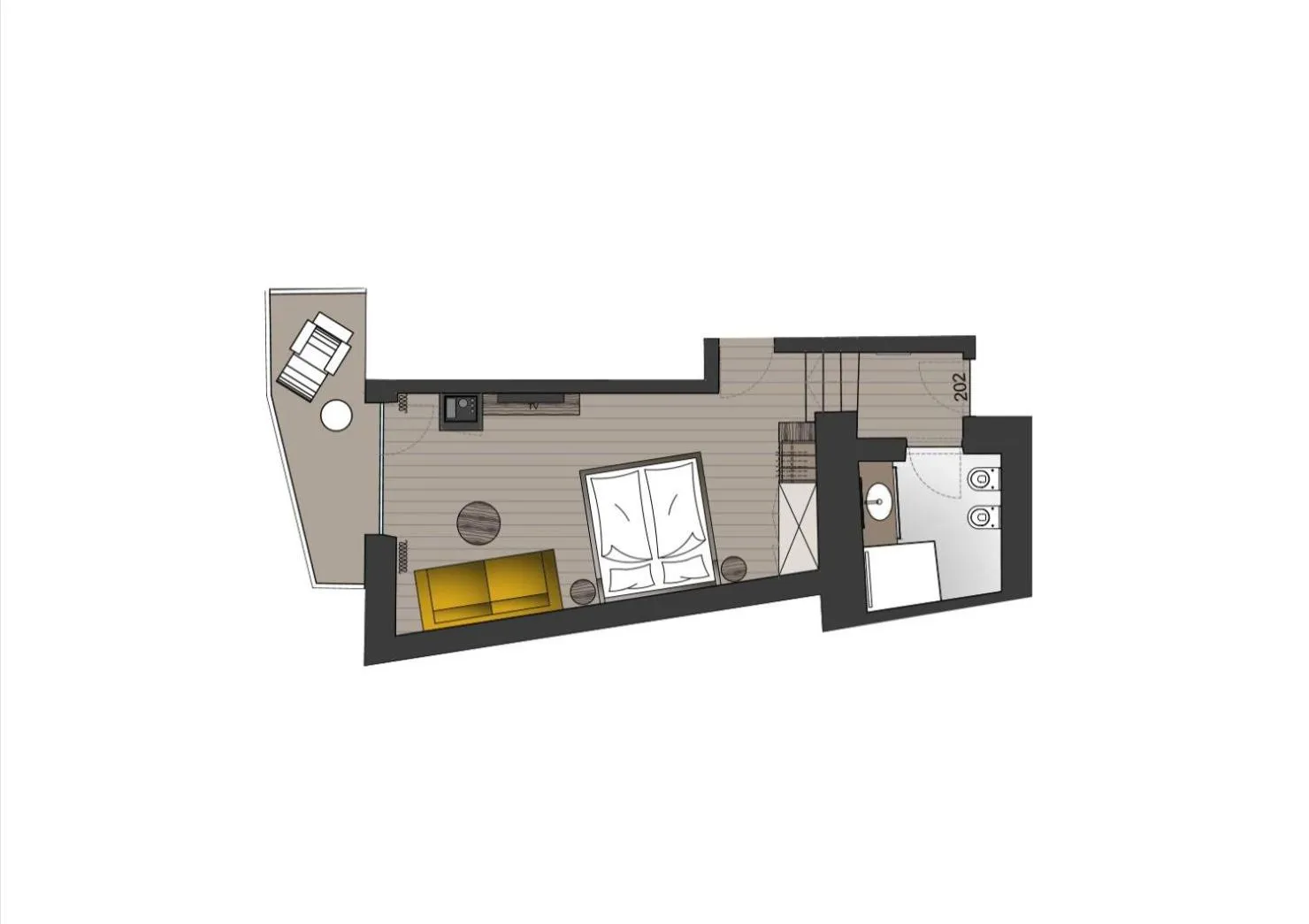 Floor plan in Ansitz am Eck by Hotel Pernhof