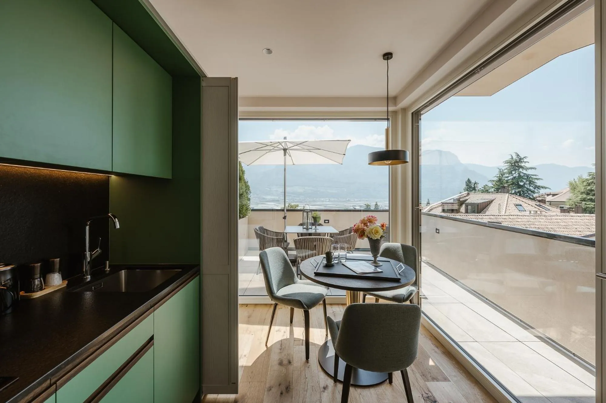 Balcony/Terrace in Ansitz am Eck by Hotel Pernhof