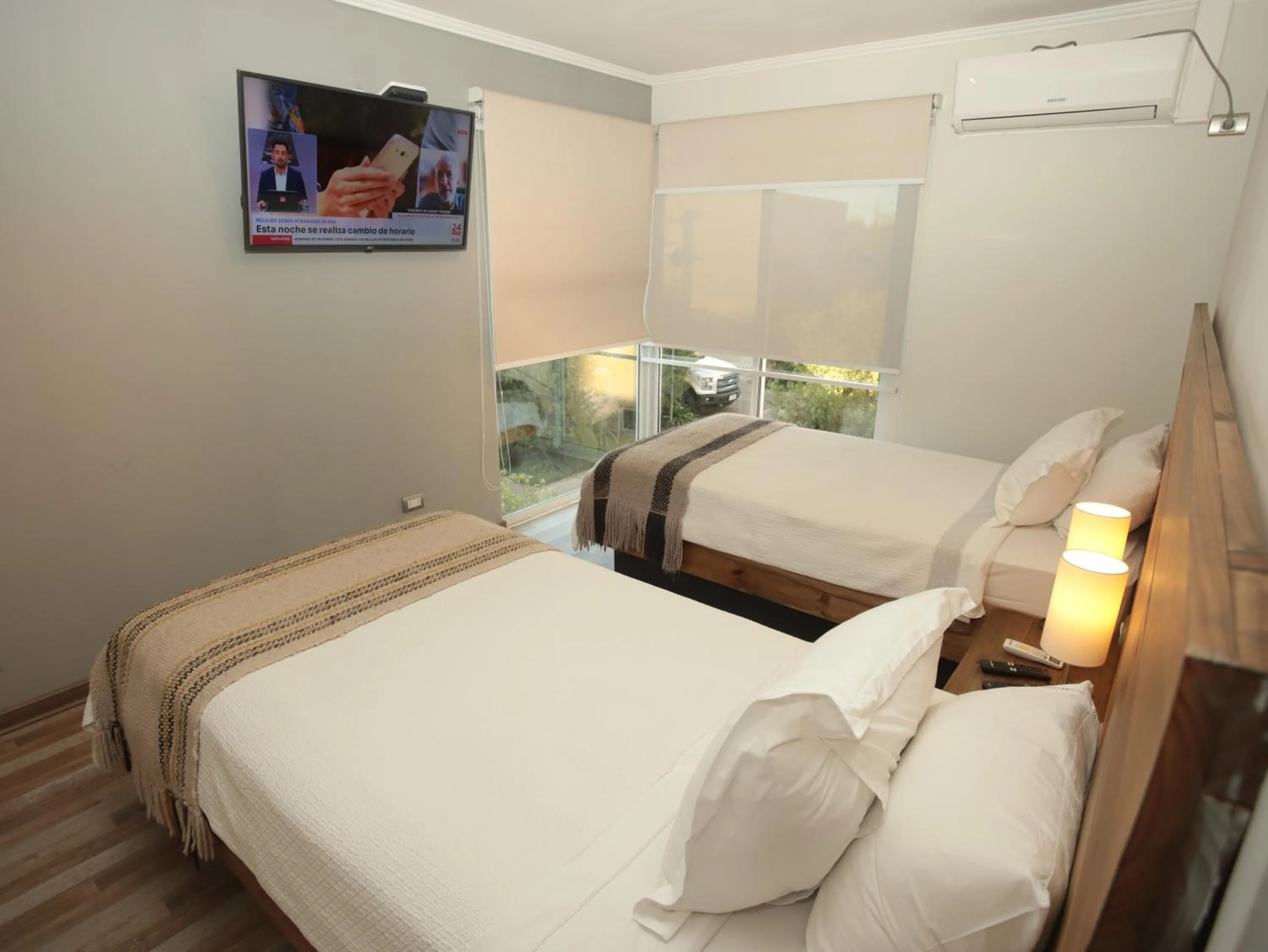 Bed in De Triana Hotel