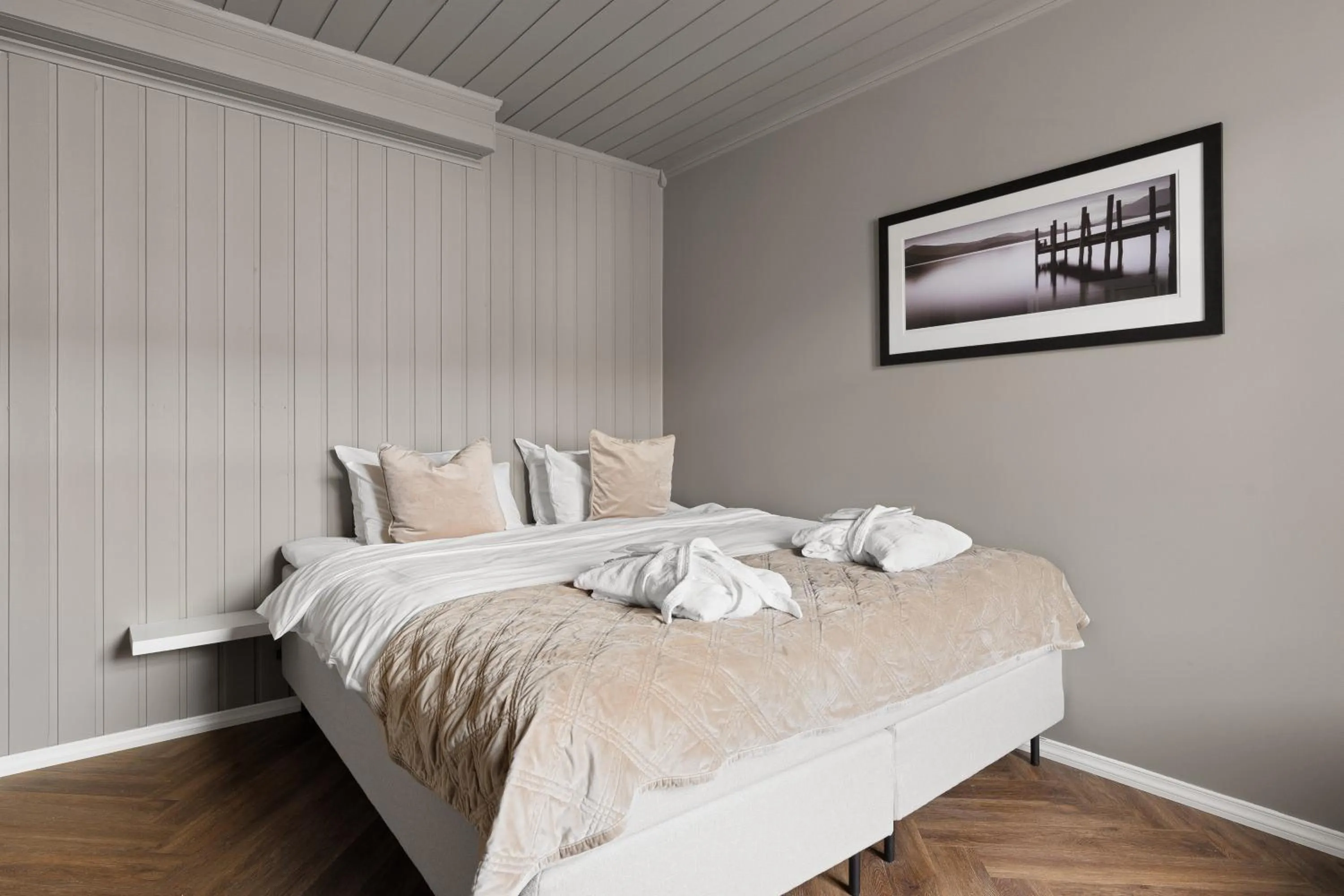 Bed in Enter Tromsø - Exclusive Apartments