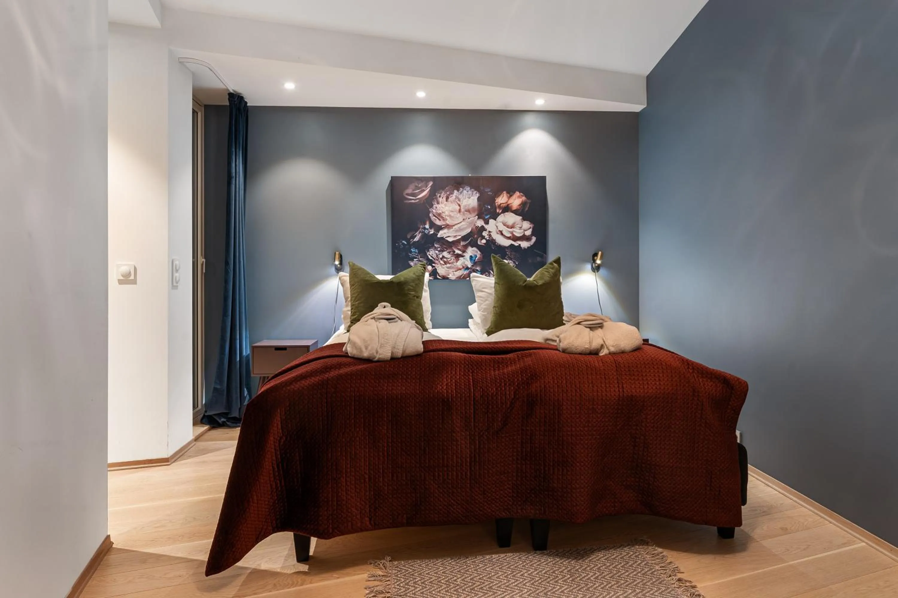 Bed in Enter Tromsø - Exclusive Apartments