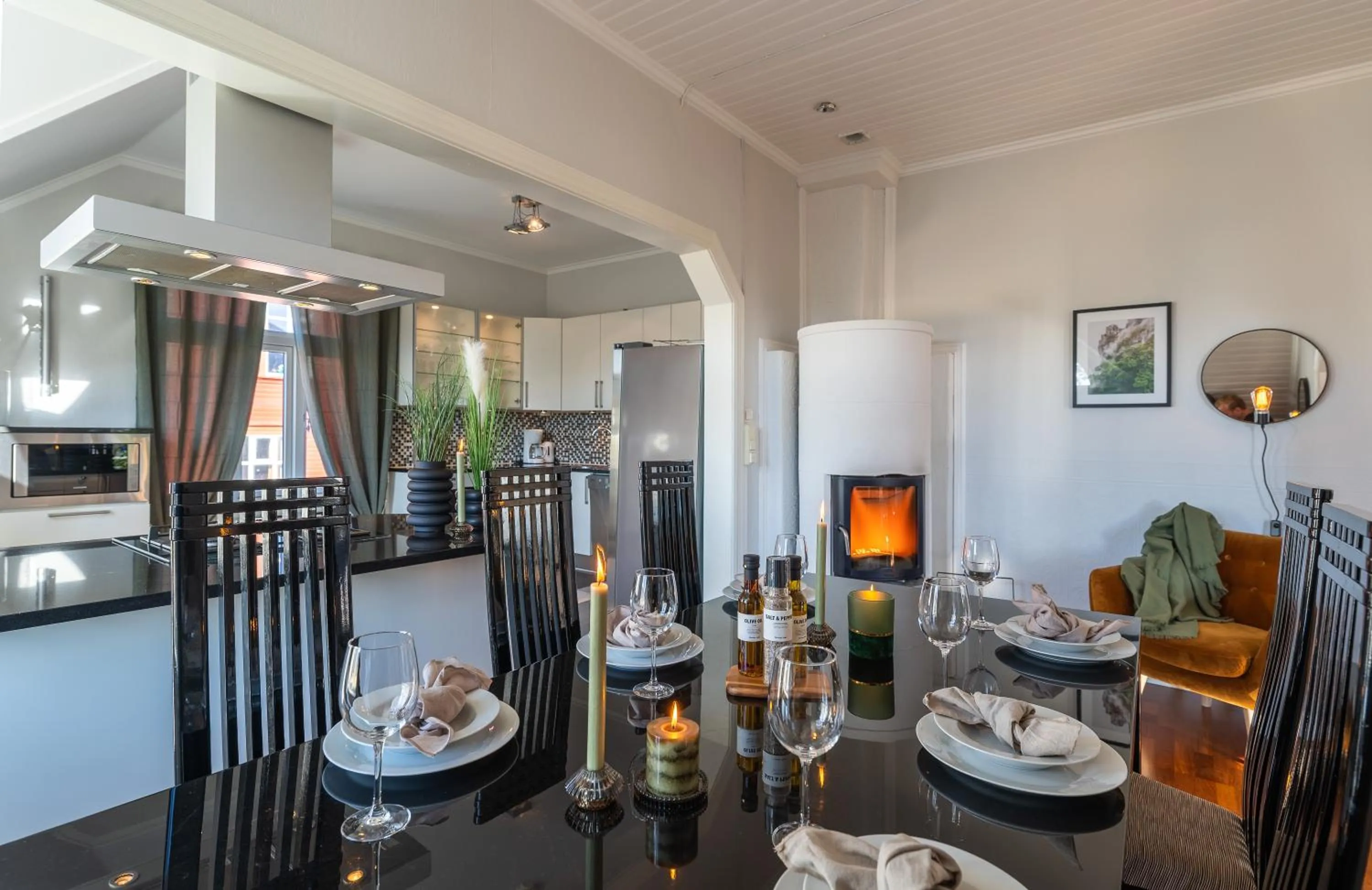 Kitchen or kitchenette in Enter Tromsø - Exclusive Apartments