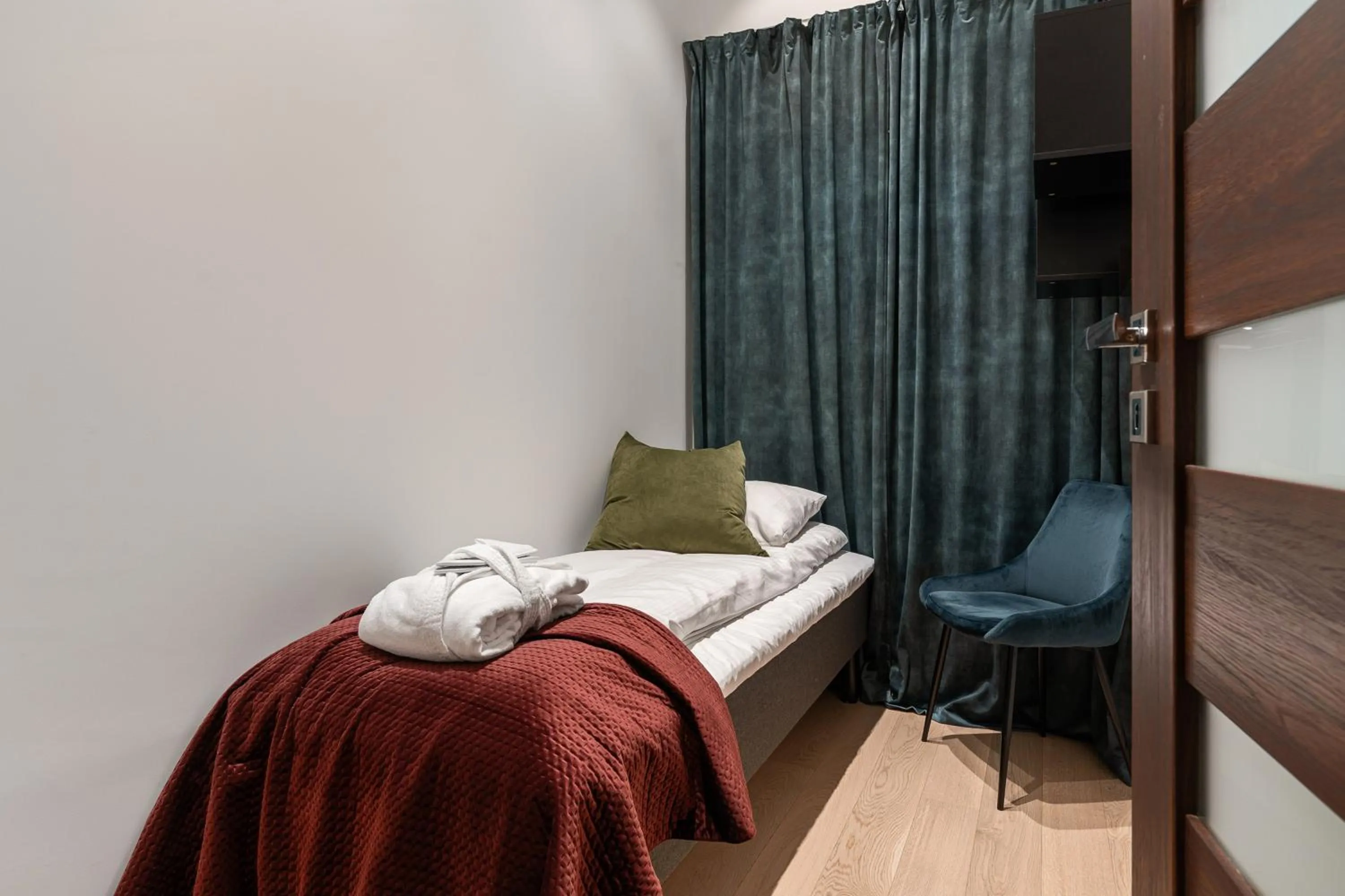 Bed in Enter Tromsø - Exclusive Apartments