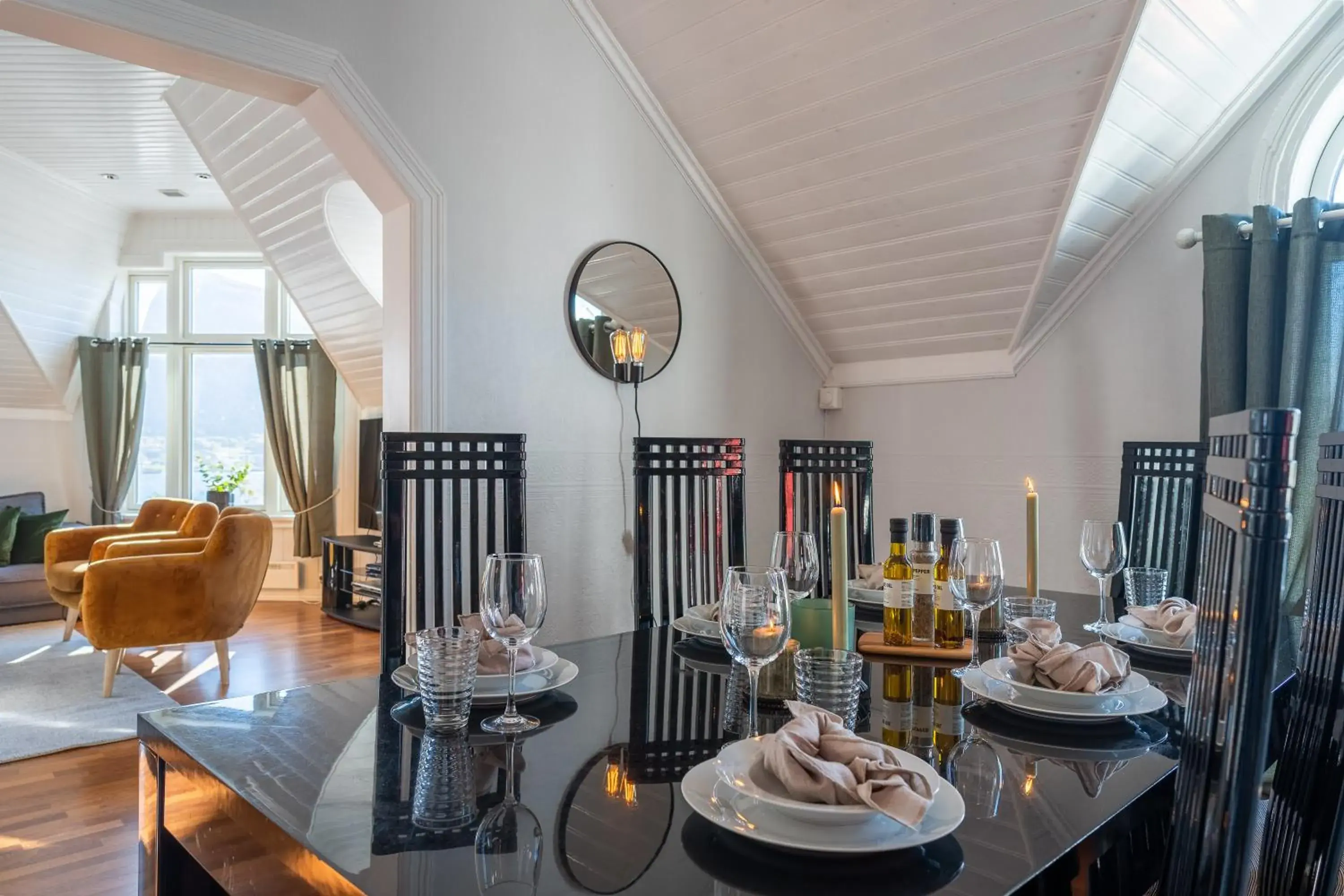 Living room in Enter Tromsø - Exclusive Apartments Living room in Enter Tromsø - Exclusive Apartments