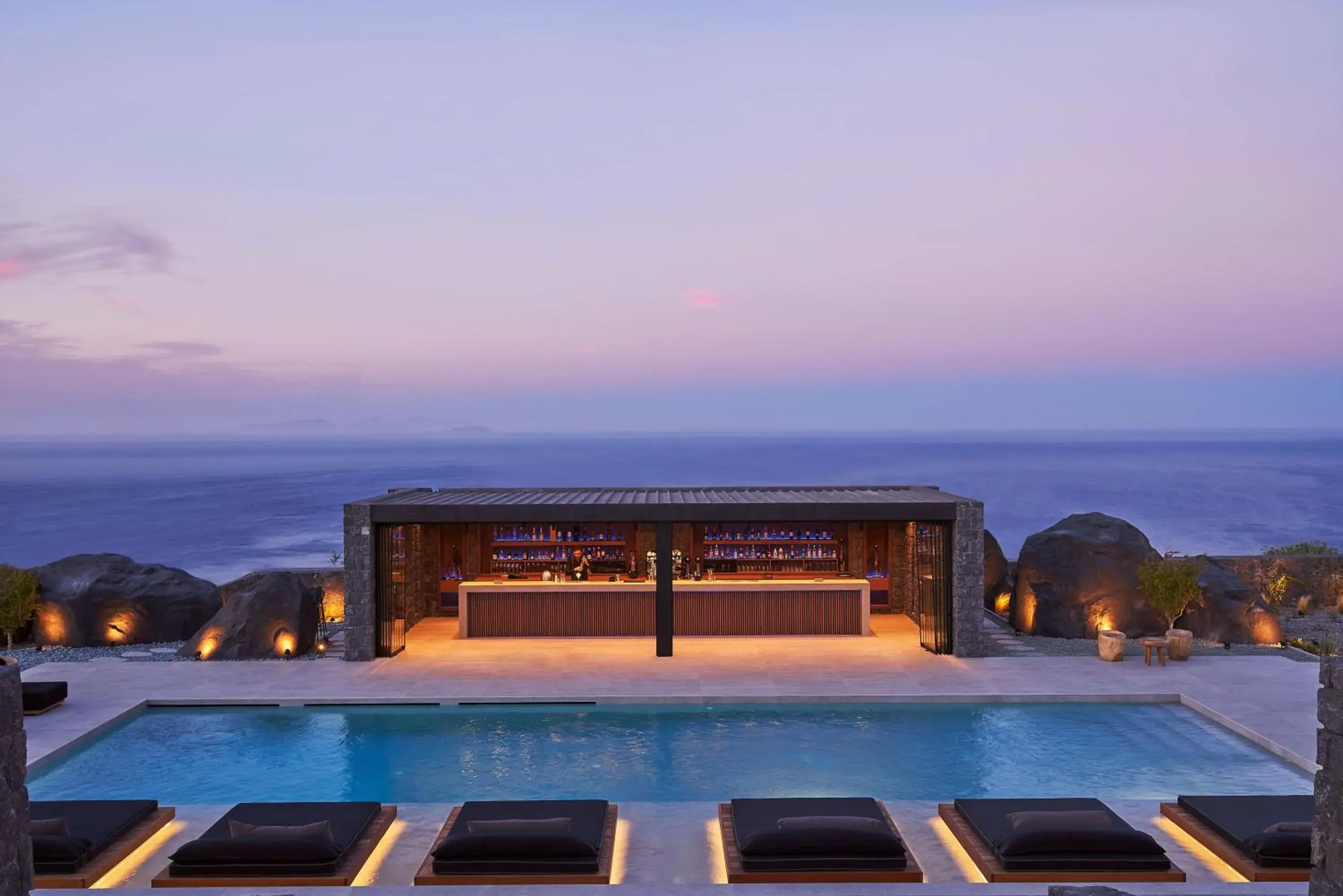 Lounge or bar in SantAnna Luxury Suites Lounge or bar in SantAnna Luxury Suites