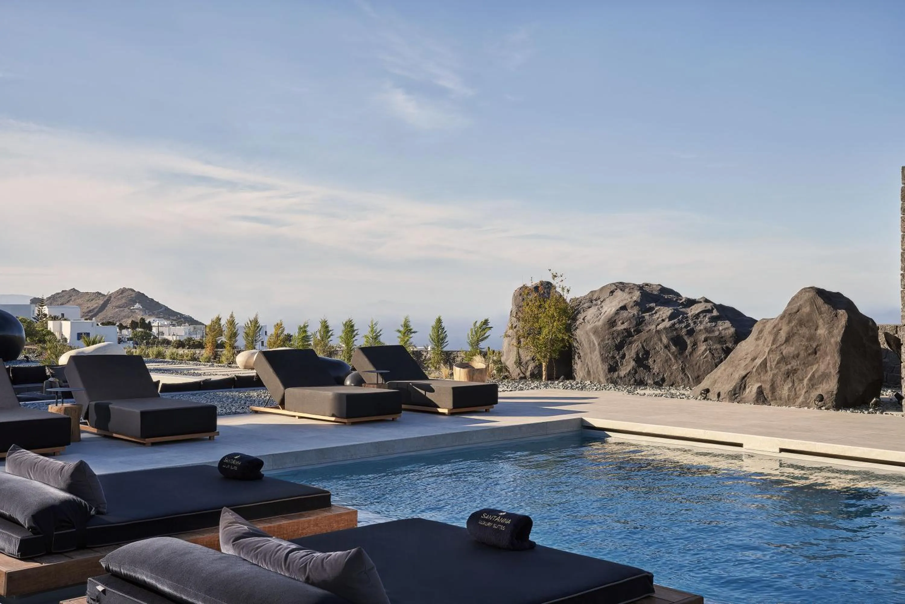 Swimming pool in SantAnna Luxury Suites